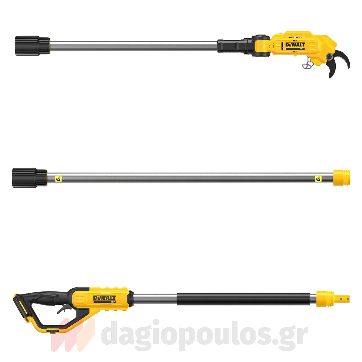 DeWalt DCMPP569N-XJ Τηλεσκοπική Ψαλίδα Κλαδέματος (Κλαδευτήρι) Μπαταρίας 18V Li-Ion SOLO