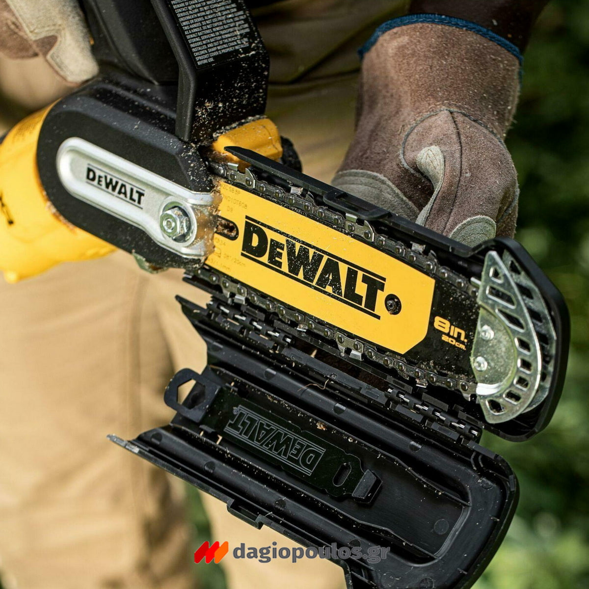 DeWalt DCMPS520P1-QW Brushless Αλυσοπρίονο Μπαταρίας 18V Li-Ion 20cm Με Μπαταρία 5.0Ah