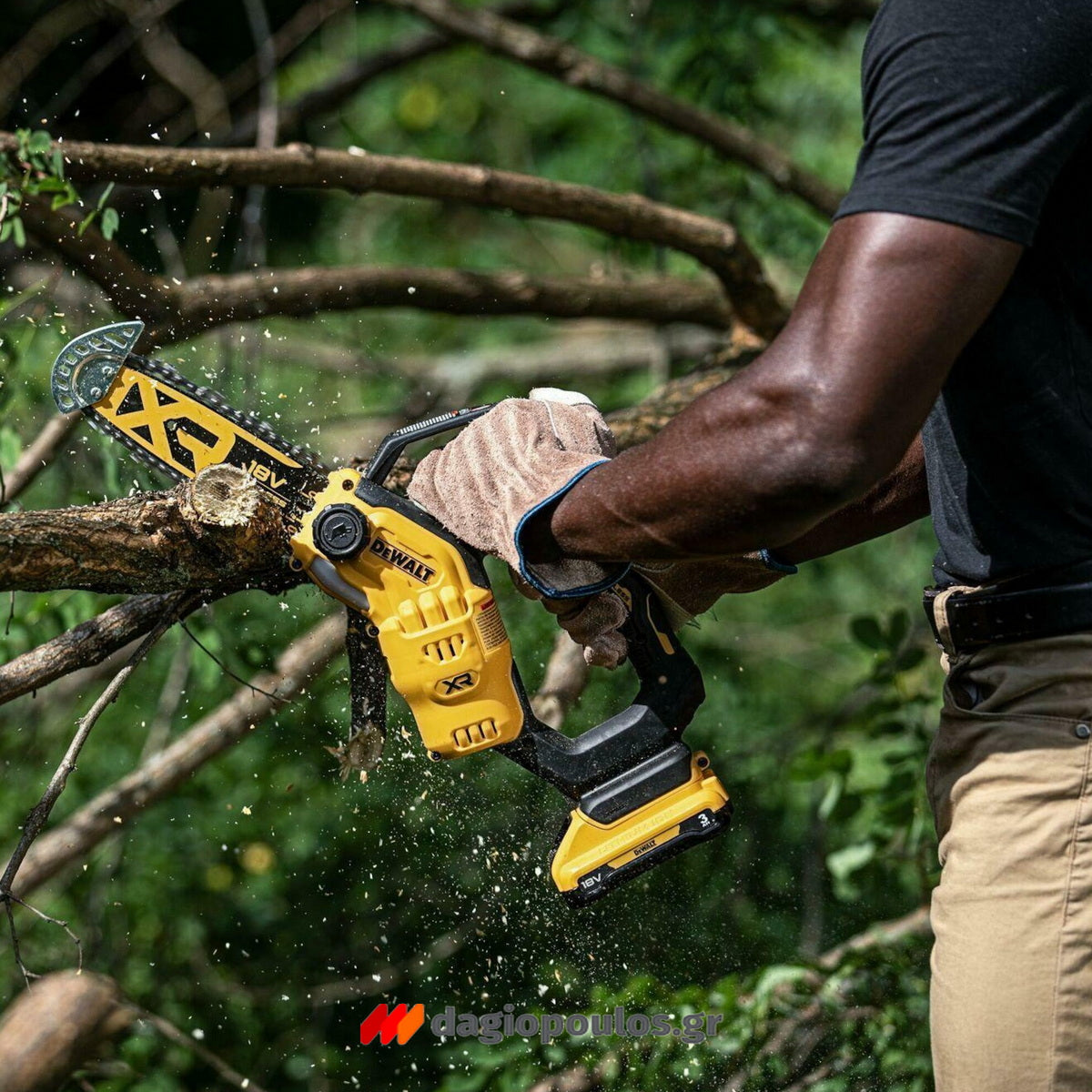 DeWalt DCMPS520P1-QW Brushless Αλυσοπρίονο Μπαταρίας 18V Li-Ion 20cm Με Μπαταρία 5.0Ah