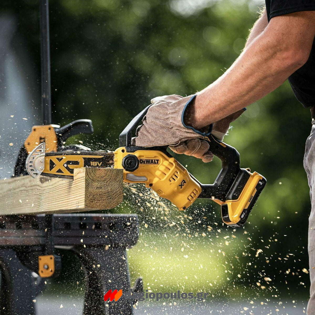 DeWalt DCMPS520P1-QW Brushless Αλυσοπρίονο Μπαταρίας 18V Li-Ion 20cm Με Μπαταρία 5.0Ah