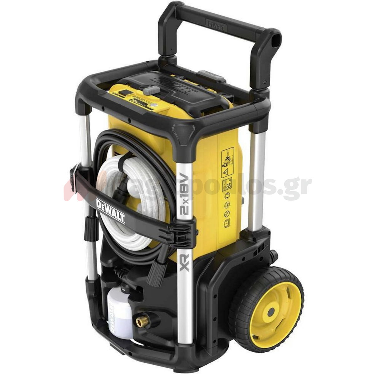 DeWalt DCMPW1600N-XJ Brushless Πλυστικό Υψηλής Πίεσης Μπαταρίας 36V (2x18V) 110Bar SOLO