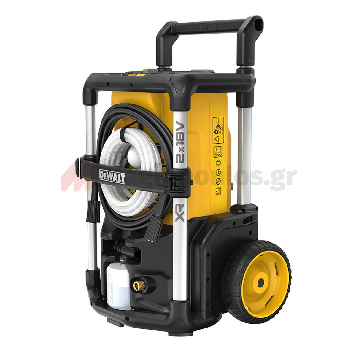 DeWalt DCMPW1600N-XJ Brushless Πλυστικό Υψηλής Πίεσης Μπαταρίας 36V (2x18V) 110Bar SOLO
