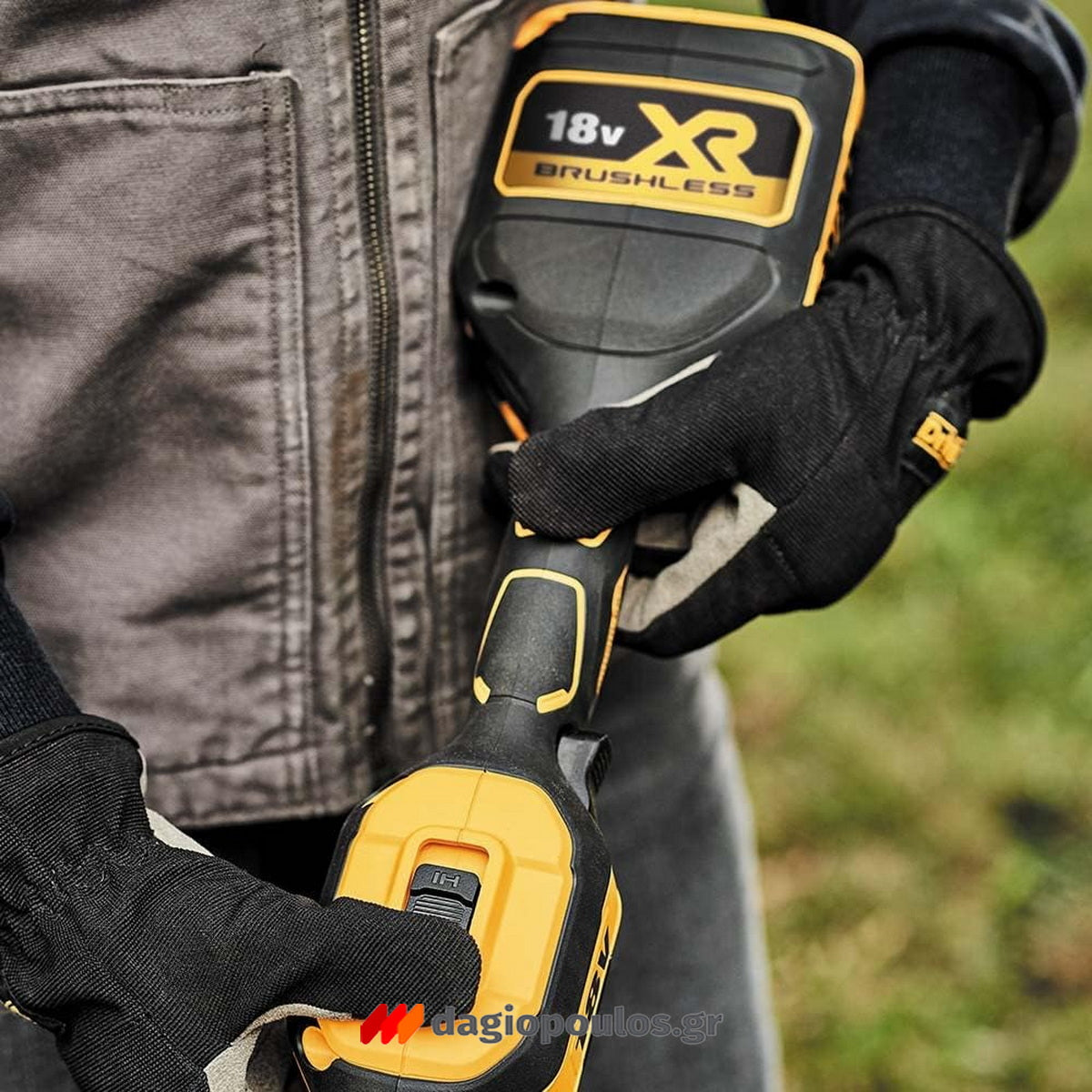 DeWalt DCMST561P1-QW Brushless Χλοοκοπτικό Μπαταρίας 18V Li-Ion Με Σπαστό Άξονα 36cm Με Μπαταρία 5.0Ah