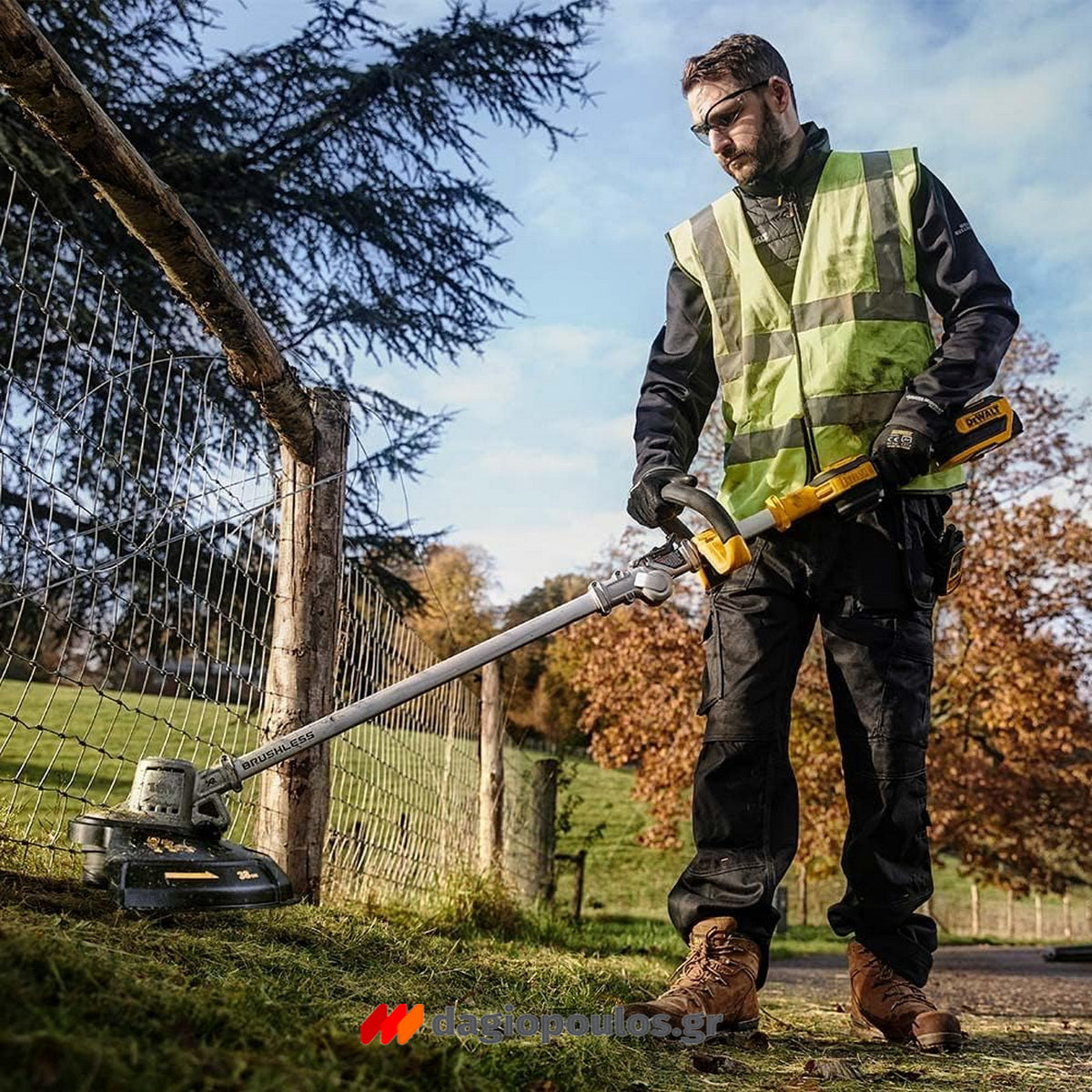 DeWalt DCMST561P1-QW Brushless Χλοοκοπτικό Μπαταρίας 18V Li-Ion Με Μπαταρία 5.0Ah