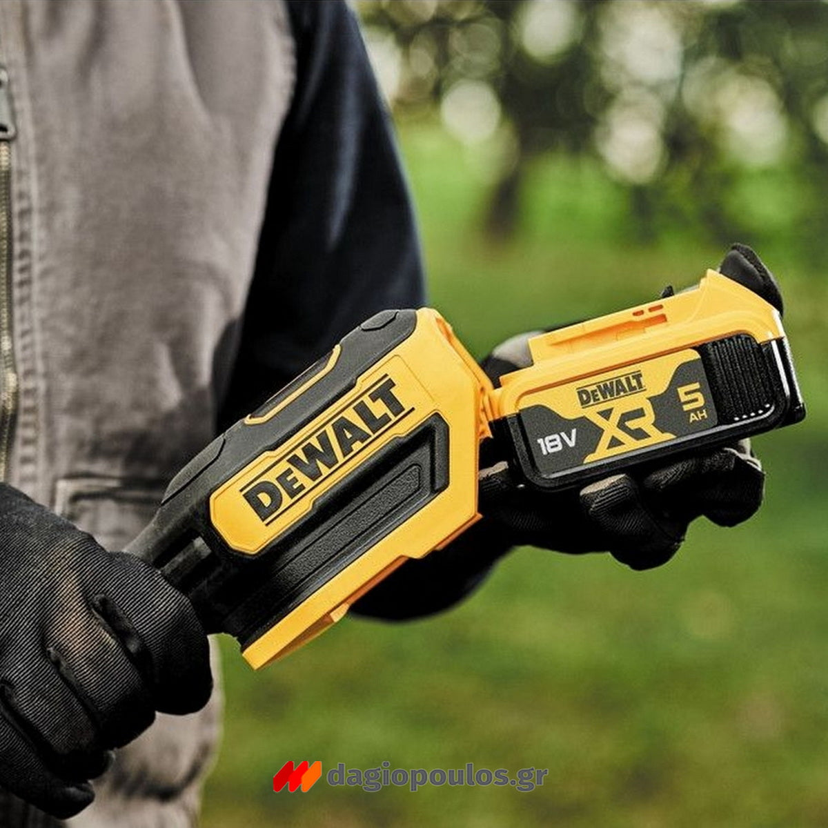 DeWalt DCMST561P1-QW Brushless Χλοοκοπτικό Μπαταρίας 18V Li-Ion Με Σπαστό Άξονα 36cm Με Μπαταρία 5.0Ah