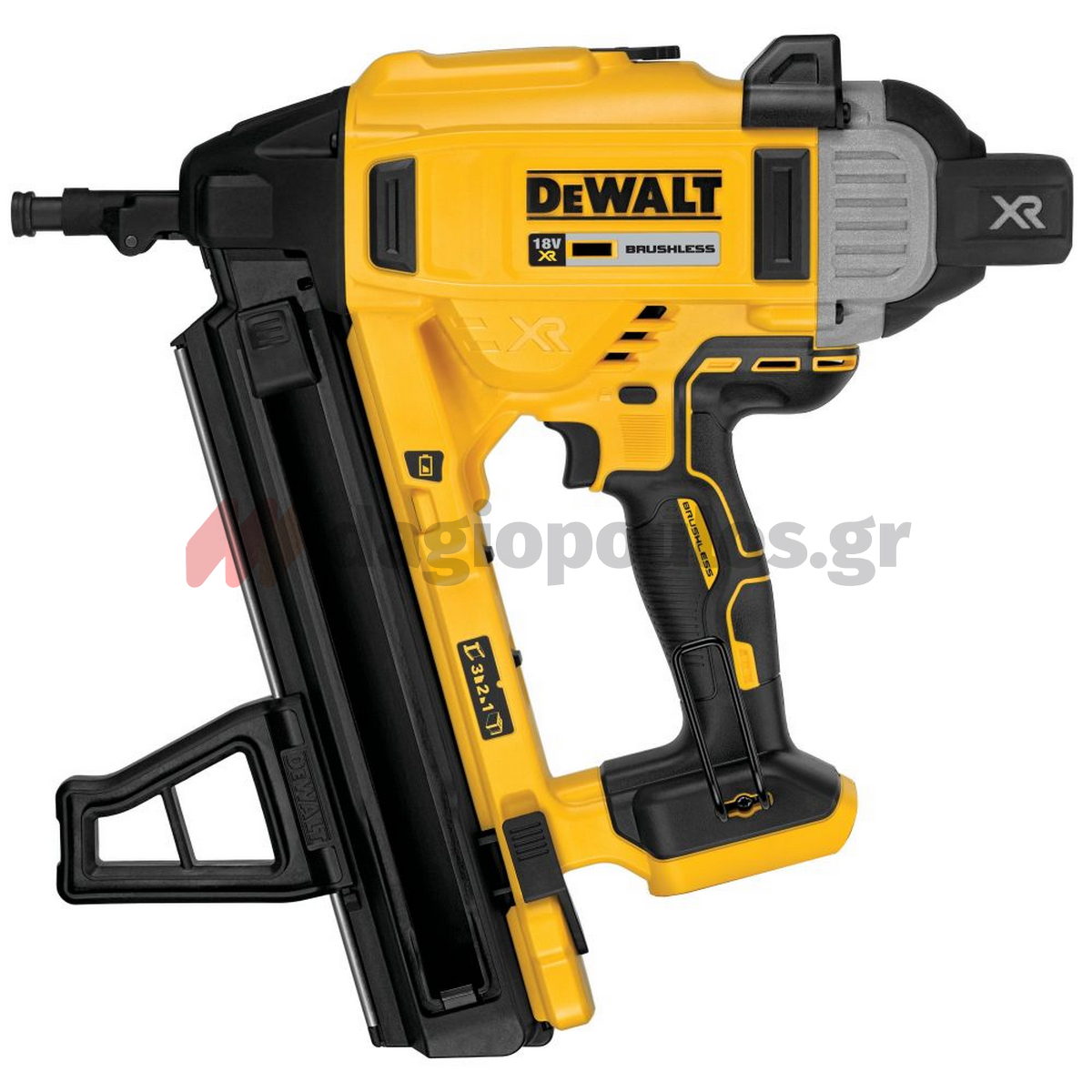 DeWalt DCN890P2 Brushless Καρφωτικό Μπετού Μπαταρίας 18V Li-Ion Με 2 Μπαταρίες 5.0Ah & Βαλίτσα