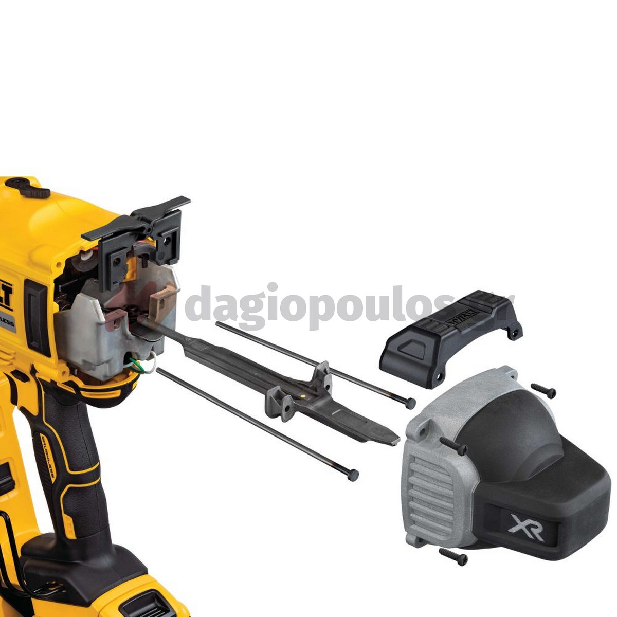 DeWalt DCN890P2 Brushless Καρφωτικό Μπετού Μπαταρίας 18V Li-Ion Με 2 Μπαταρίες 5.0Ah & Βαλίτσα