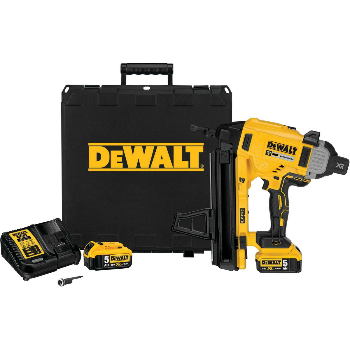 DeWalt DCN890P2 Brushless Καρφωτικό Μπετού Μπαταρίας 18V Li-Ion Με 2 Μπαταρίες 5.0Ah & Βαλίτσα