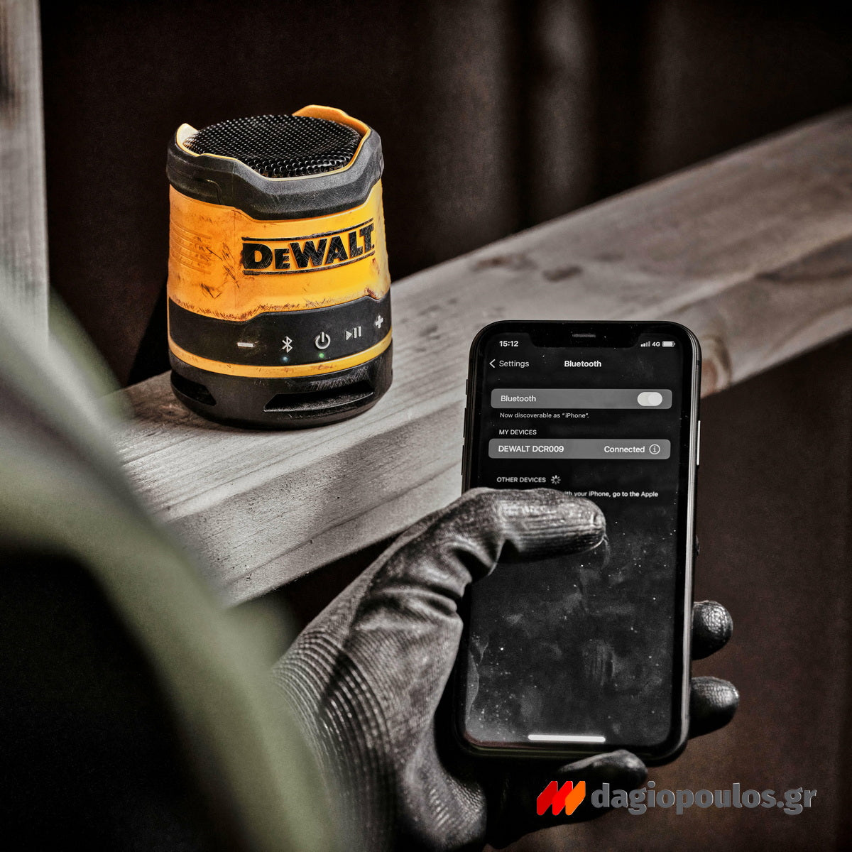 DeWalt DCR009-XJ Ηχείο Μπαταρίας Bluetooth USB