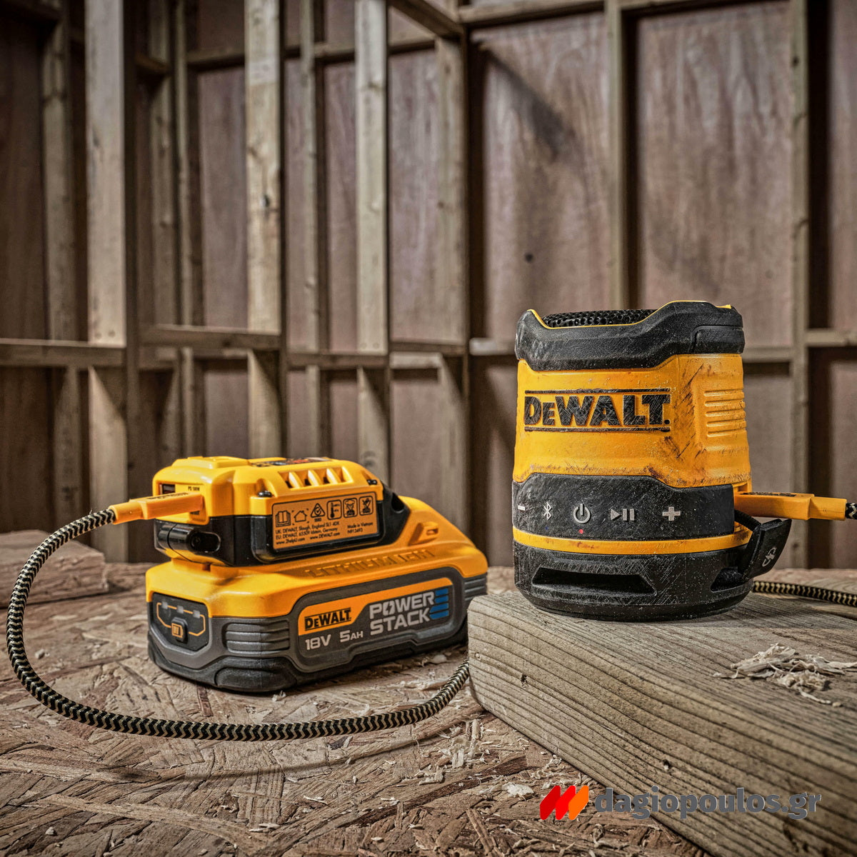 DeWalt DCR009-XJ Ηχείο Μπαταρίας Bluetooth USB