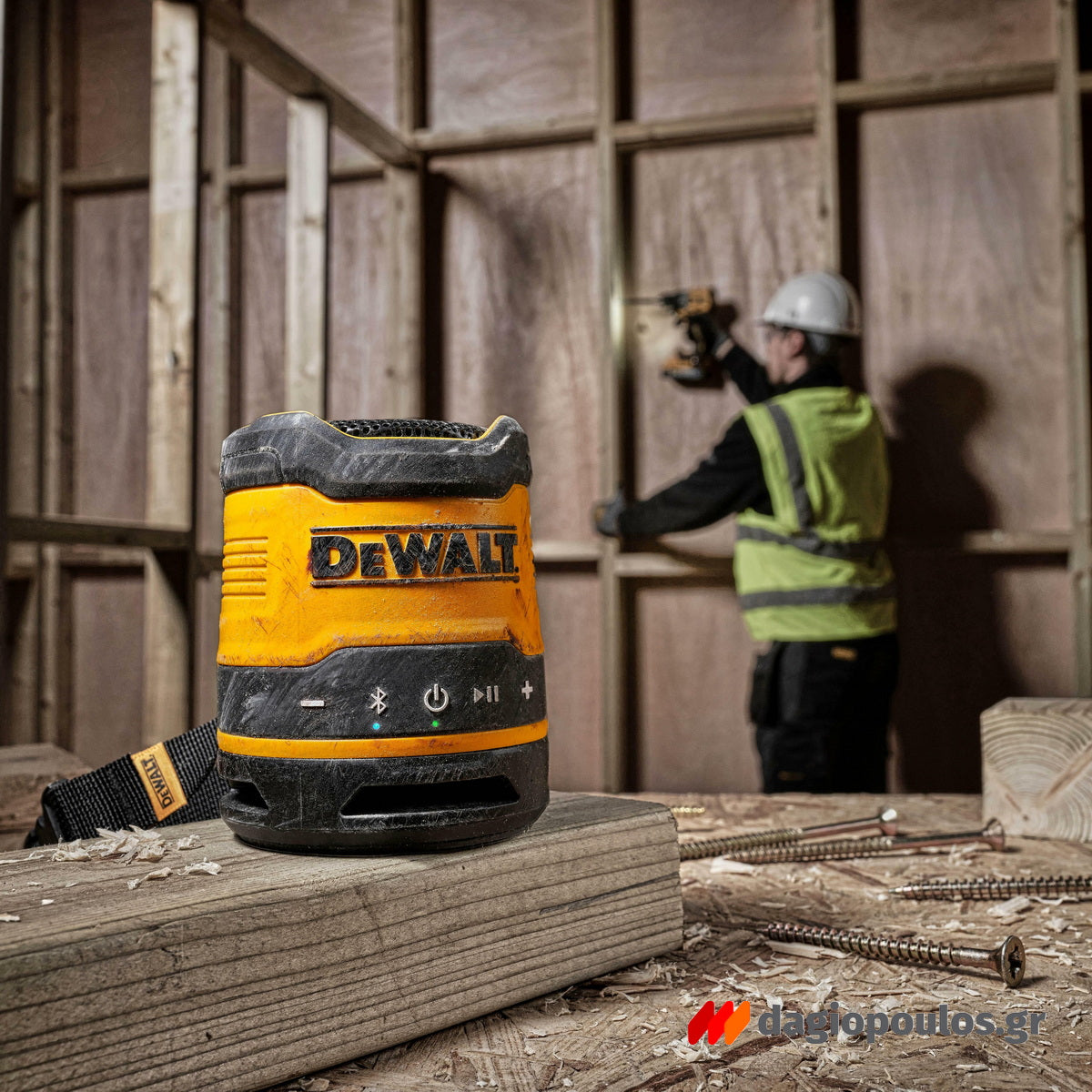 DeWalt DCR009-XJ Ηχείο Μπαταρίας Bluetooth USB
