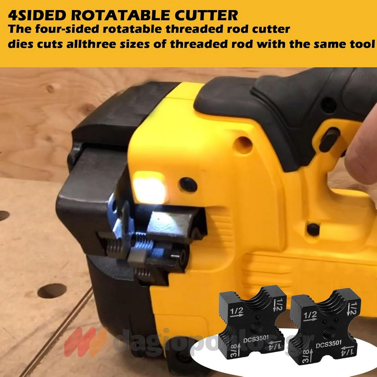 DeWalt DCS350N Κόφτης Nτιζών Μπαταρίας M6M12 18V LiIon SOLO