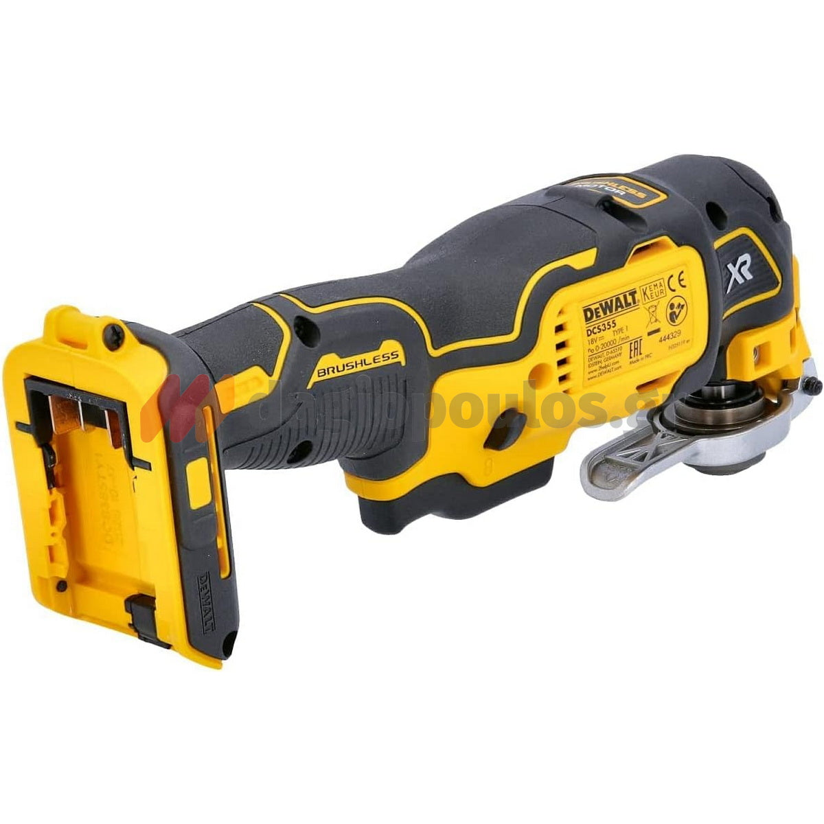 DeWalt DCS355N-XJ Brushless Πολυεργαλείο Μπαταρίας 18V Li-Ion SOLO Με Εξαρτήματα