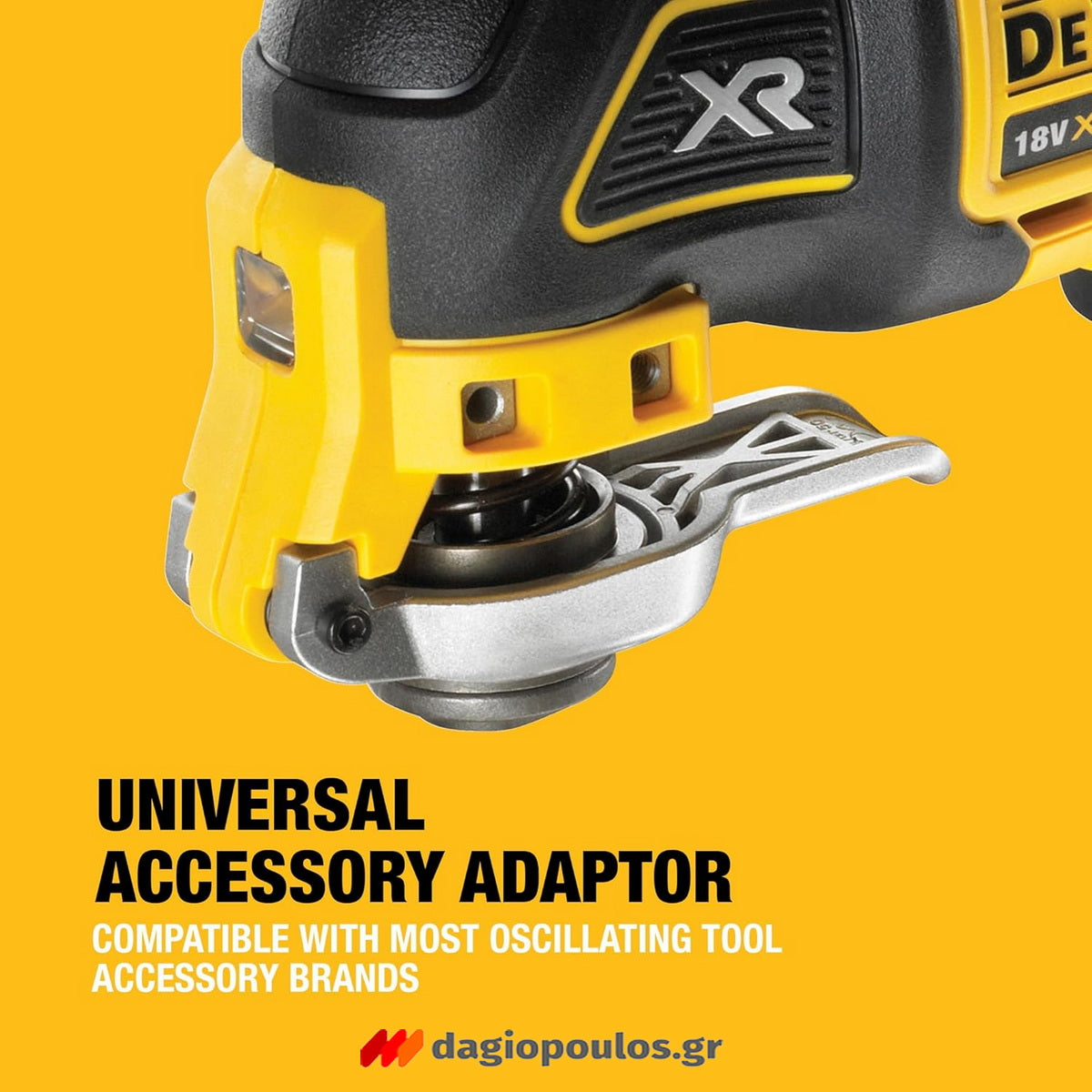 DeWalt DCS355N-XJ Brushless Πολυεργαλείο Μπαταρίας 18V Li-Ion SOLO Με Εξαρτήματα