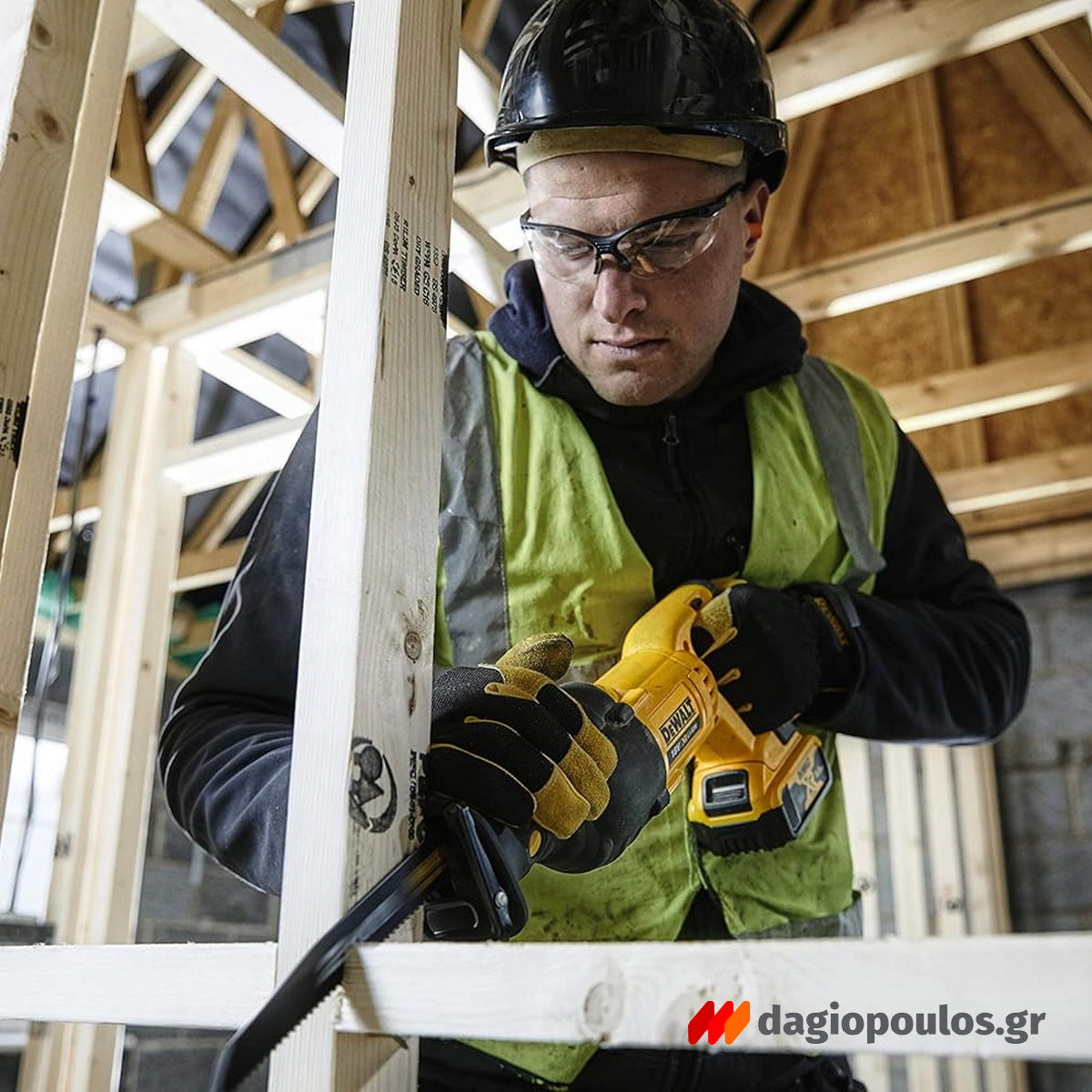 DeWalt DCS380N-XJ Σπαθοσέγα (Σεγάτσα) Μπαταρίας 18V Li-Ion SOLO