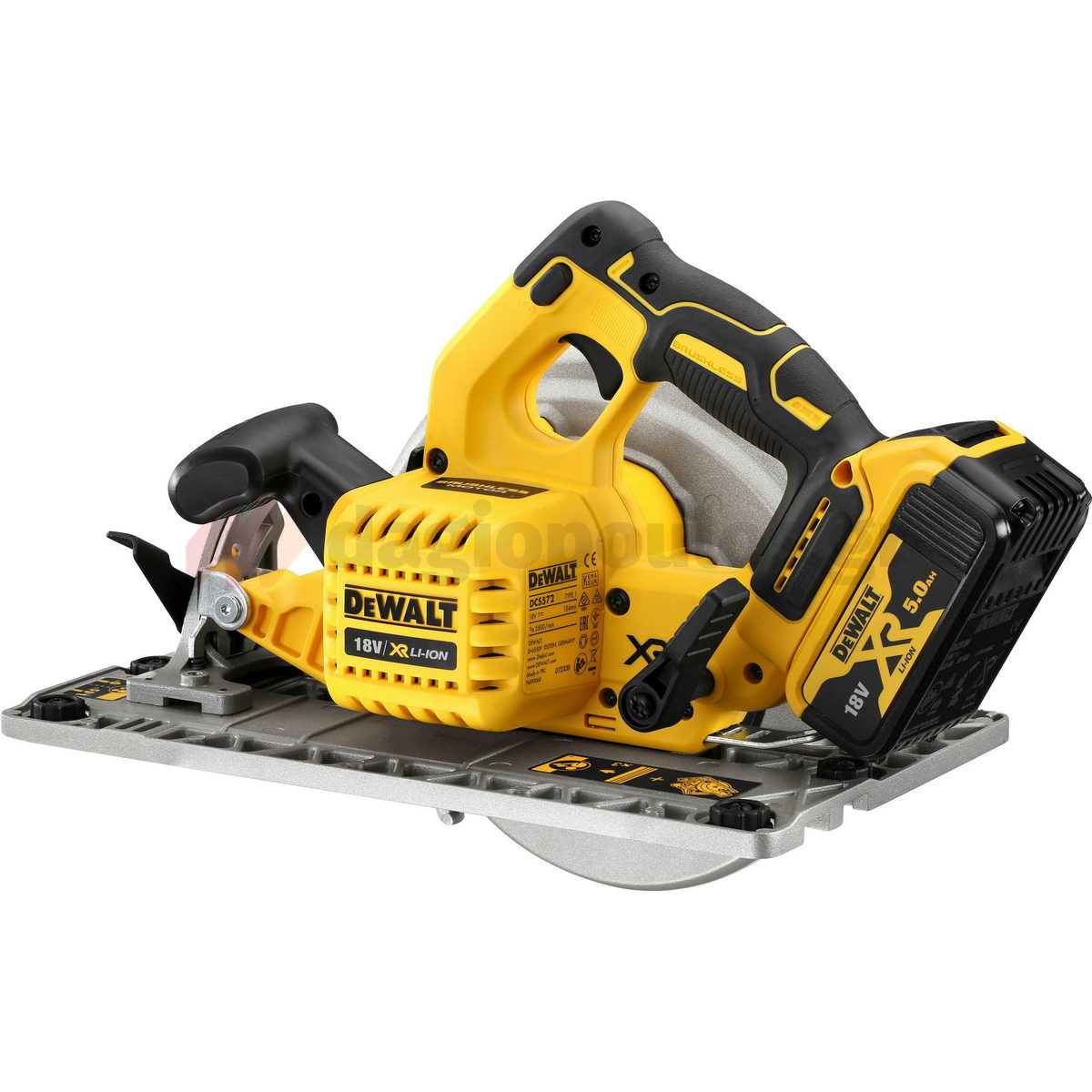 DeWalt DCS572NT-XJ Brushless Δισκοπρίονο Μπαταρίας 18V XR Li-Ion SOLO Με Βαλίτσα T-Stak
