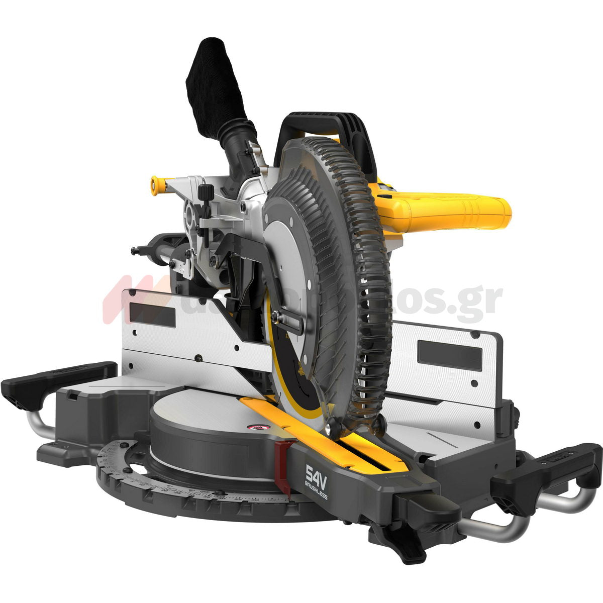 DeWalt DCS781X2-QW Brushless Φαλτσοπρίονο Πάγκου Συρόμενο (Radial) Μπαταρίας 54V XR FLEXVOLT 305mm Με 2 Μπατ.9.0Ah
