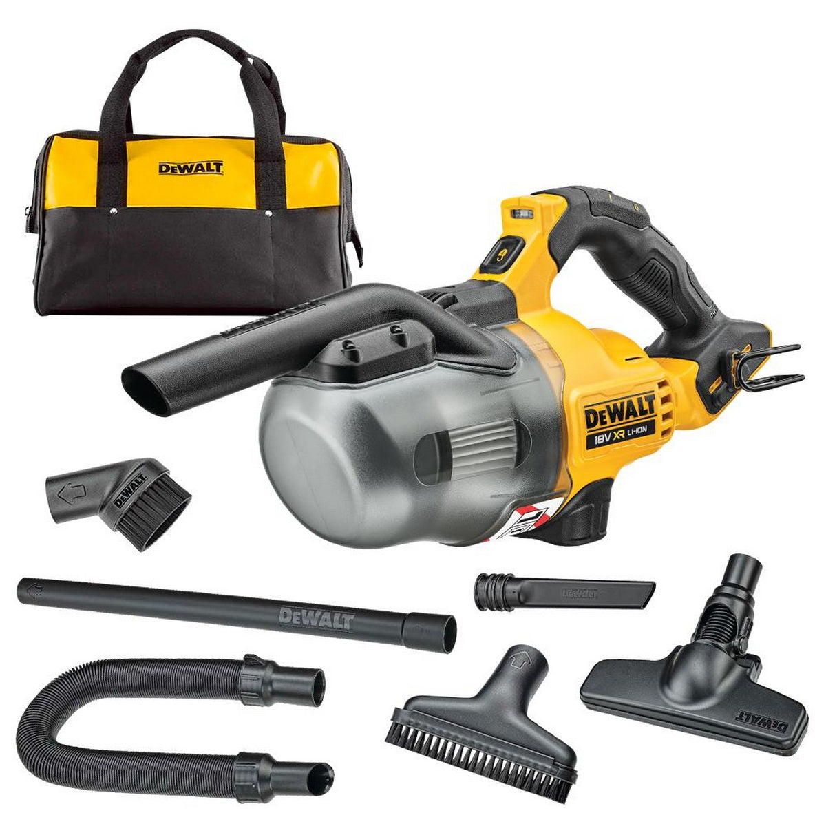 DeWalt DCV501LN-XJ Σκούπα Στερεών Μπαταρίας 18V Li-Ion SOLO