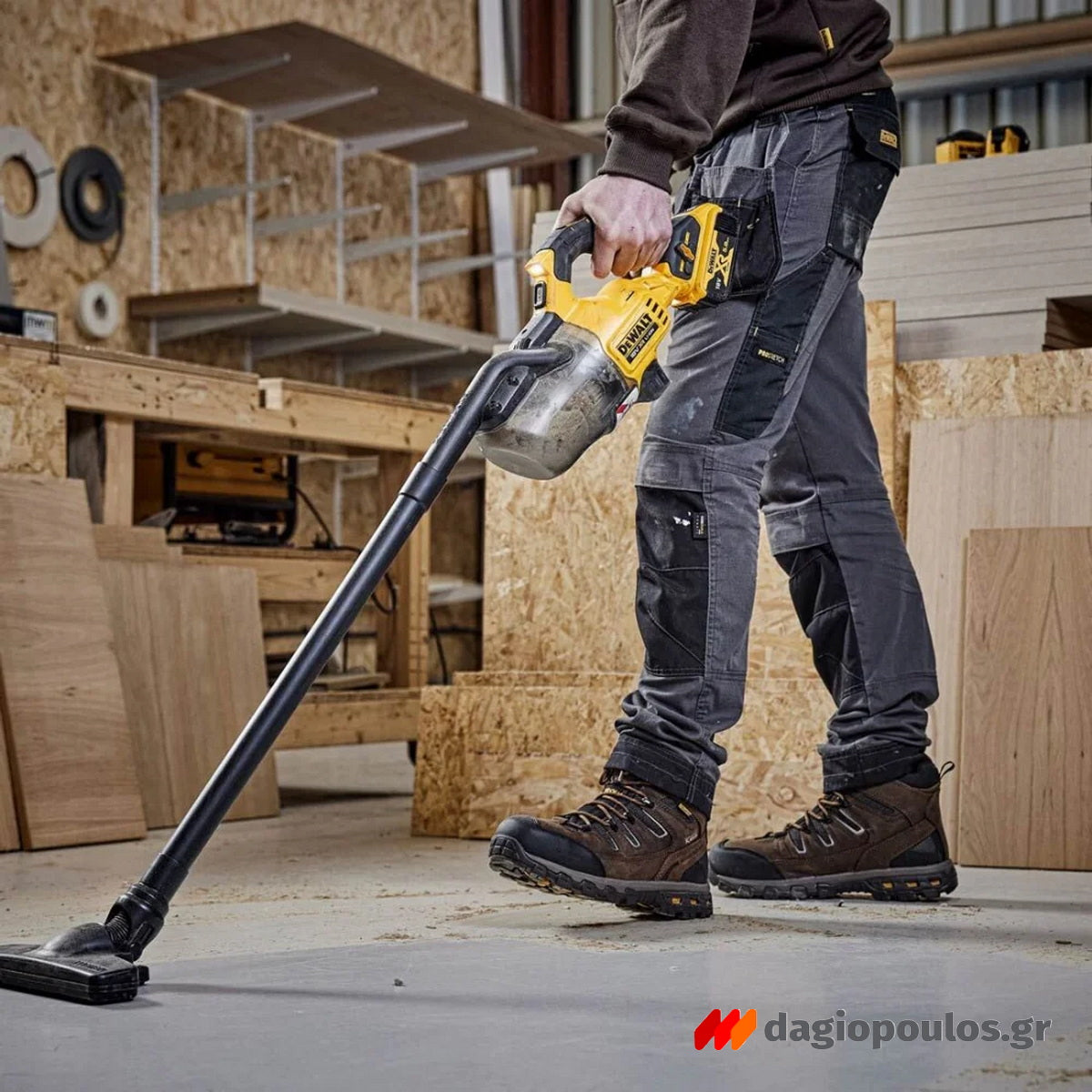 DeWalt DCV501LN-XJ Σκούπα Στερεών Μπαταρίας 18V Li-Ion SOLO