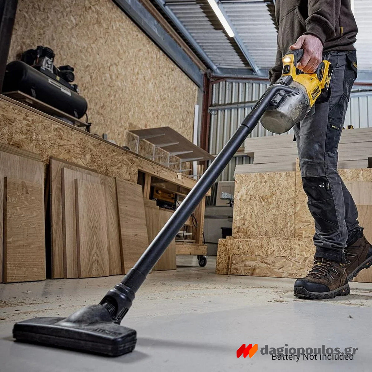 DeWalt DCV501LN-XJ Σκούπα Στερεών Μπαταρίας 18V Li-Ion SOLO