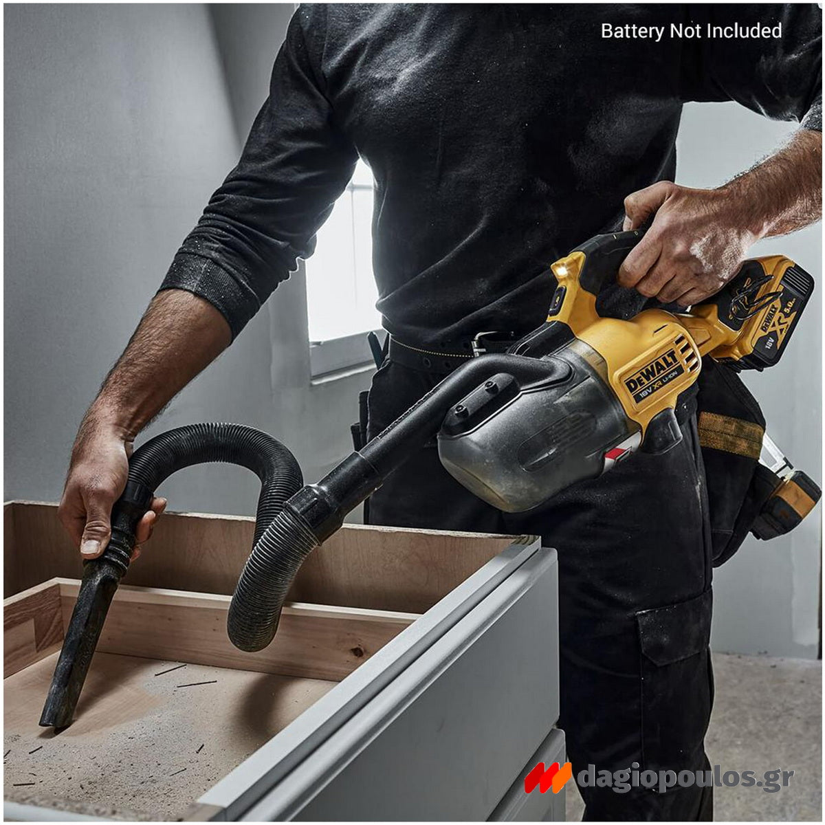 DeWalt DCV501LN-XJ Σκούπα Στερεών Μπαταρίας 18V Li-Ion SOLO