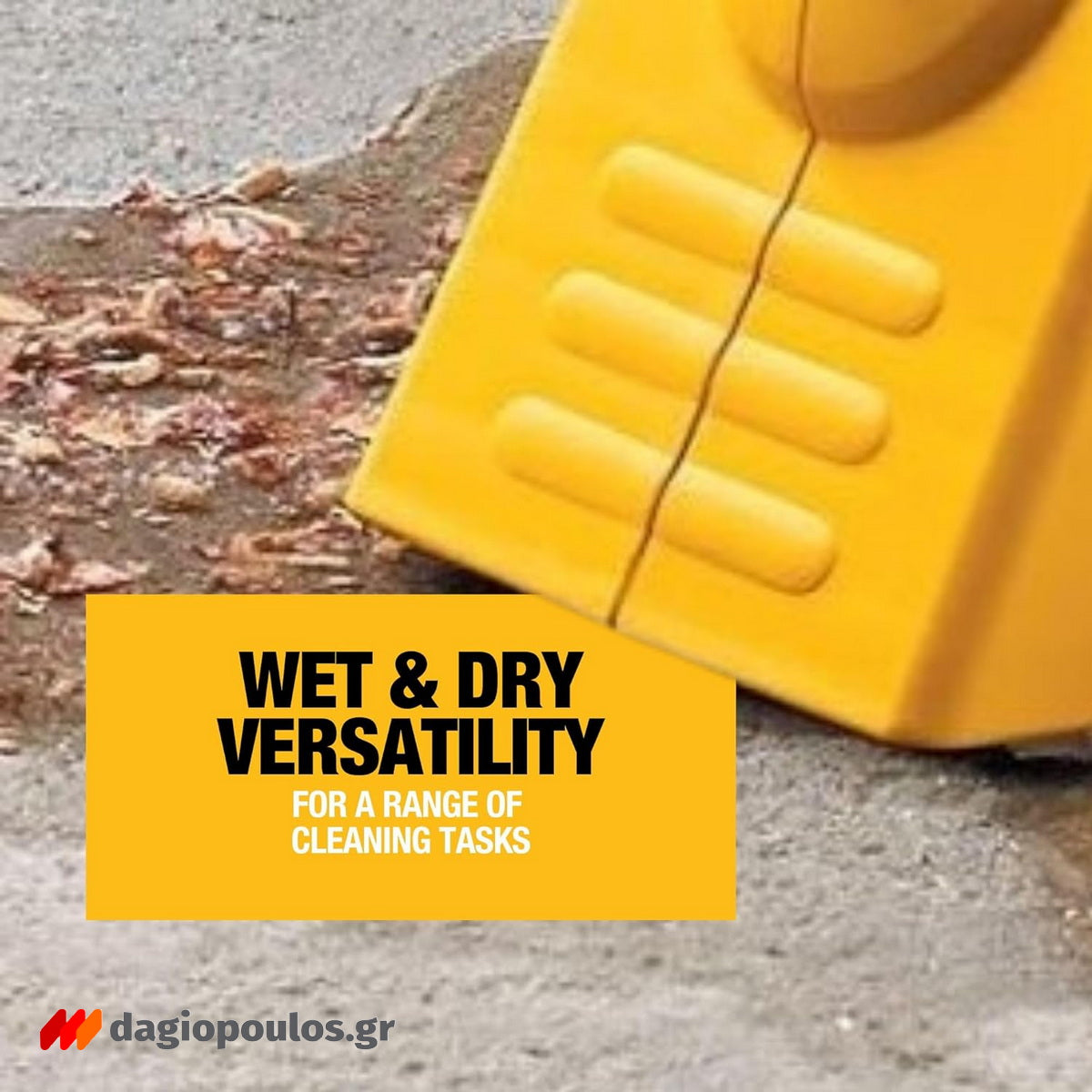 DeWalt DCV517N-XJ Σκούπα Στερεών/Υγρών Μπαταρίας 18V Li-Ion 1.9lt SOLO