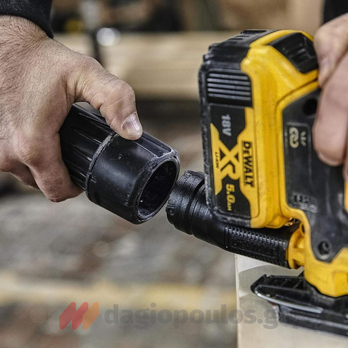 DeWalt DCW200NT-XJ Brushless Τριβείο Παλμικό Χούφτας Μπαταρίας 18V Li-Ion SOLO & Βαλίτσα T-Stak