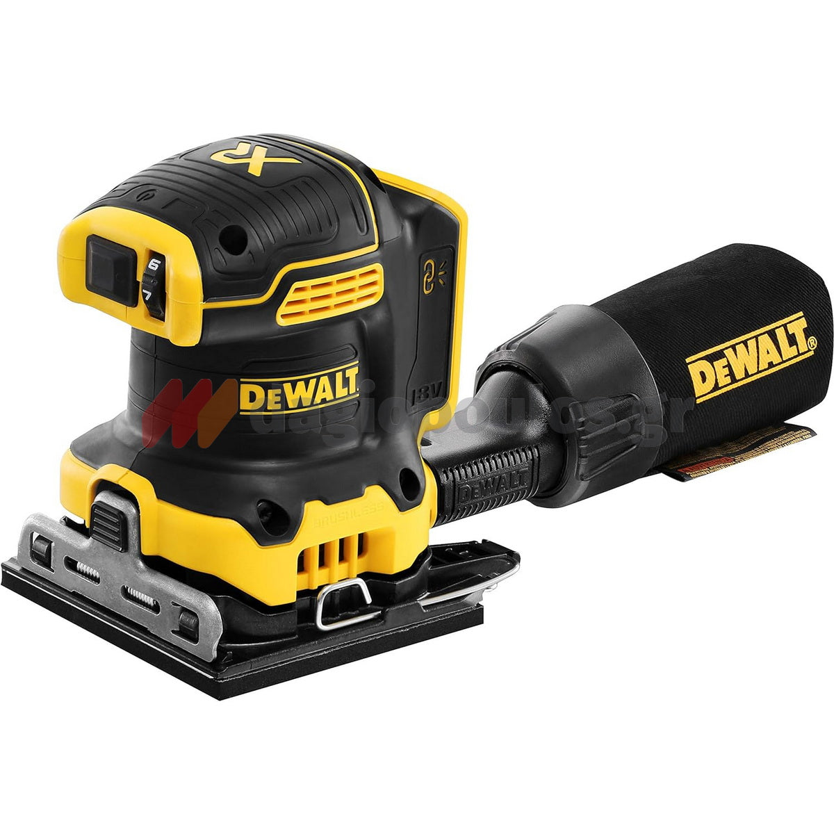 DeWalt DCW200NT-XJ Brushless Τριβείο Παλμικό Χούφτας Μπαταρίας 18V Li-Ion SOLO & Βαλίτσα T-Stak