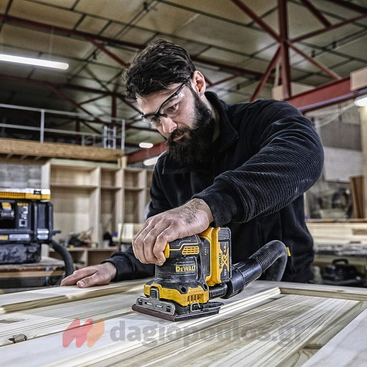DeWalt DCW200NT-XJ Brushless Τριβείο Παλμικό Χούφτας Μπαταρίας 18V Li-Ion SOLO & Βαλίτσα T-Stak