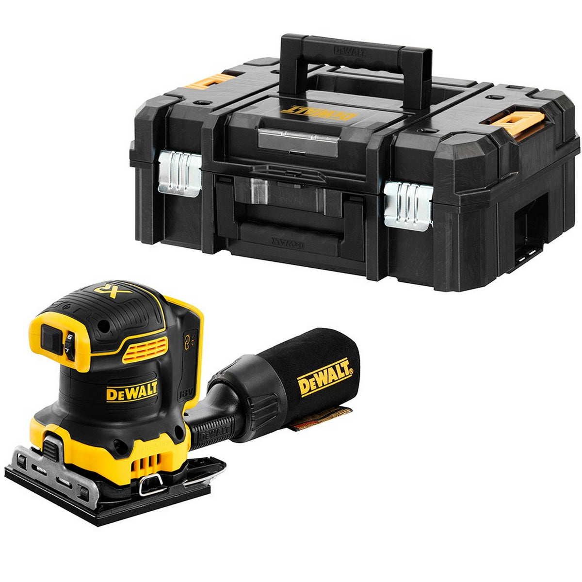 DeWalt DCW200NT-XJ Brushless Τριβείο Παλμικό Χούφτας Μπαταρίας 18V Li-Ion SOLO & Βαλίτσα T-Stak