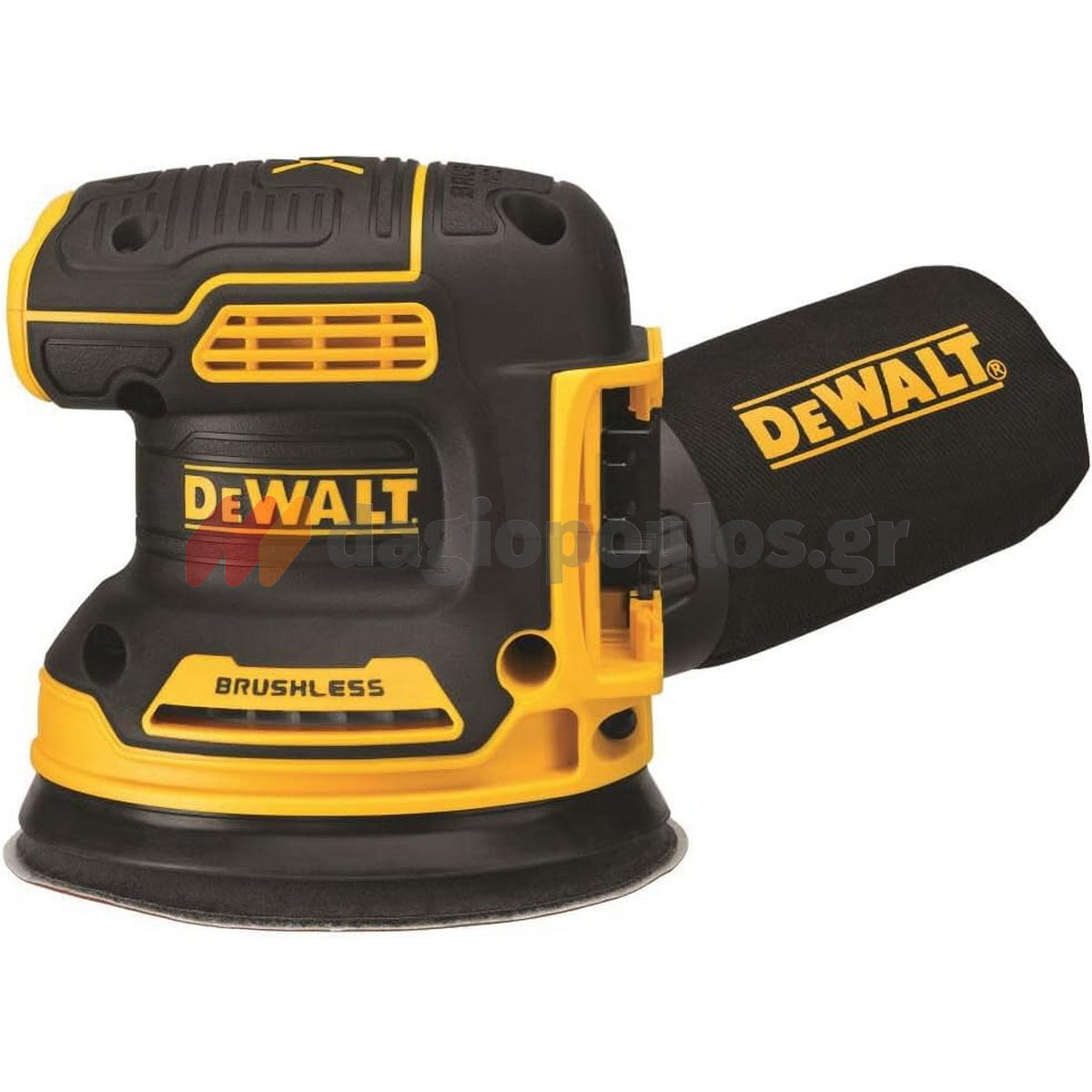 DeWalt DCW210NT Brushless Έκκεντρο Περιστροφικό Τριβείο Μπαταρίας 18V Li-Ion 125mm SOLO & Βαλίτσα T-Stak