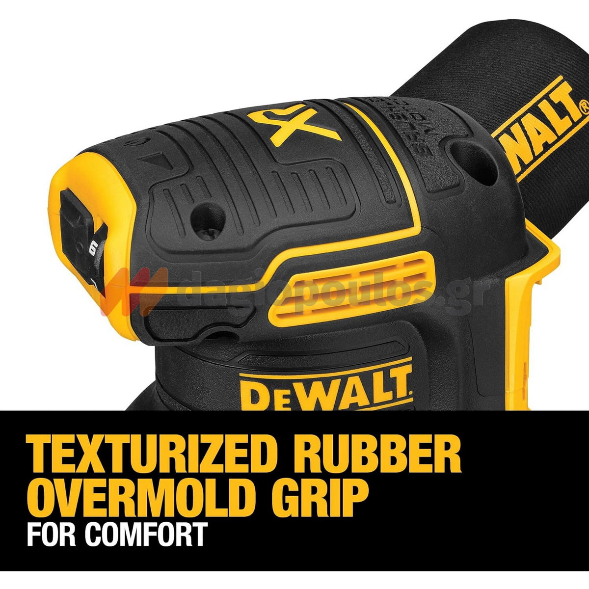 DeWalt DCW210NT Brushless Έκκεντρο Περιστροφικό Τριβείο Μπαταρίας 18V Li-Ion 125mm SOLO & Βαλίτσα T-Stak