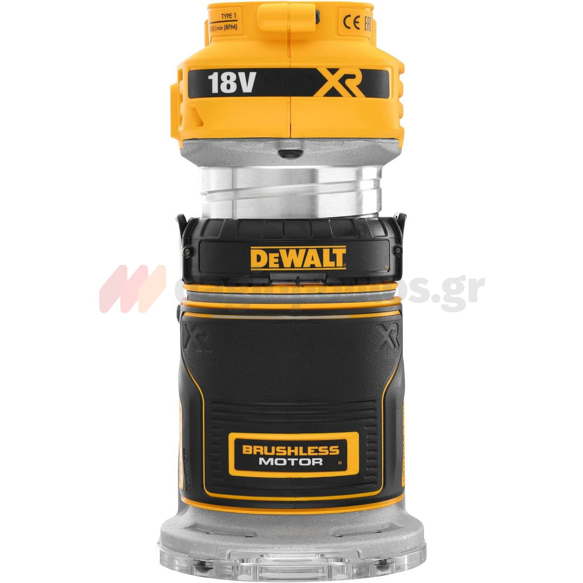 DeWalt DCW600N-XJ Brushless Κάθετη Φρέζα - Ρούτερ Σταθερής Βάσης Μπαταρίας 18V Li-Ion SOLO