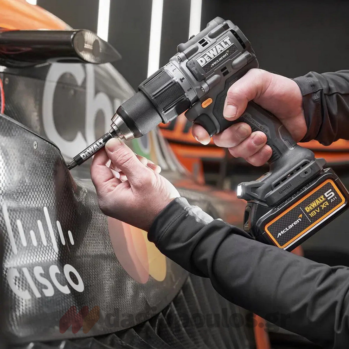 DeWalt McLaren DCD85MP2T Brushless Κρουστικό Δραπανοκατσάβιδο Μπαταρίας 18V Li-Ion Με 2 Μπαταρίες 5.0Ah & Βαλίτσα T-Stak ΣΥΛΛΕΚΤΙΚΟ