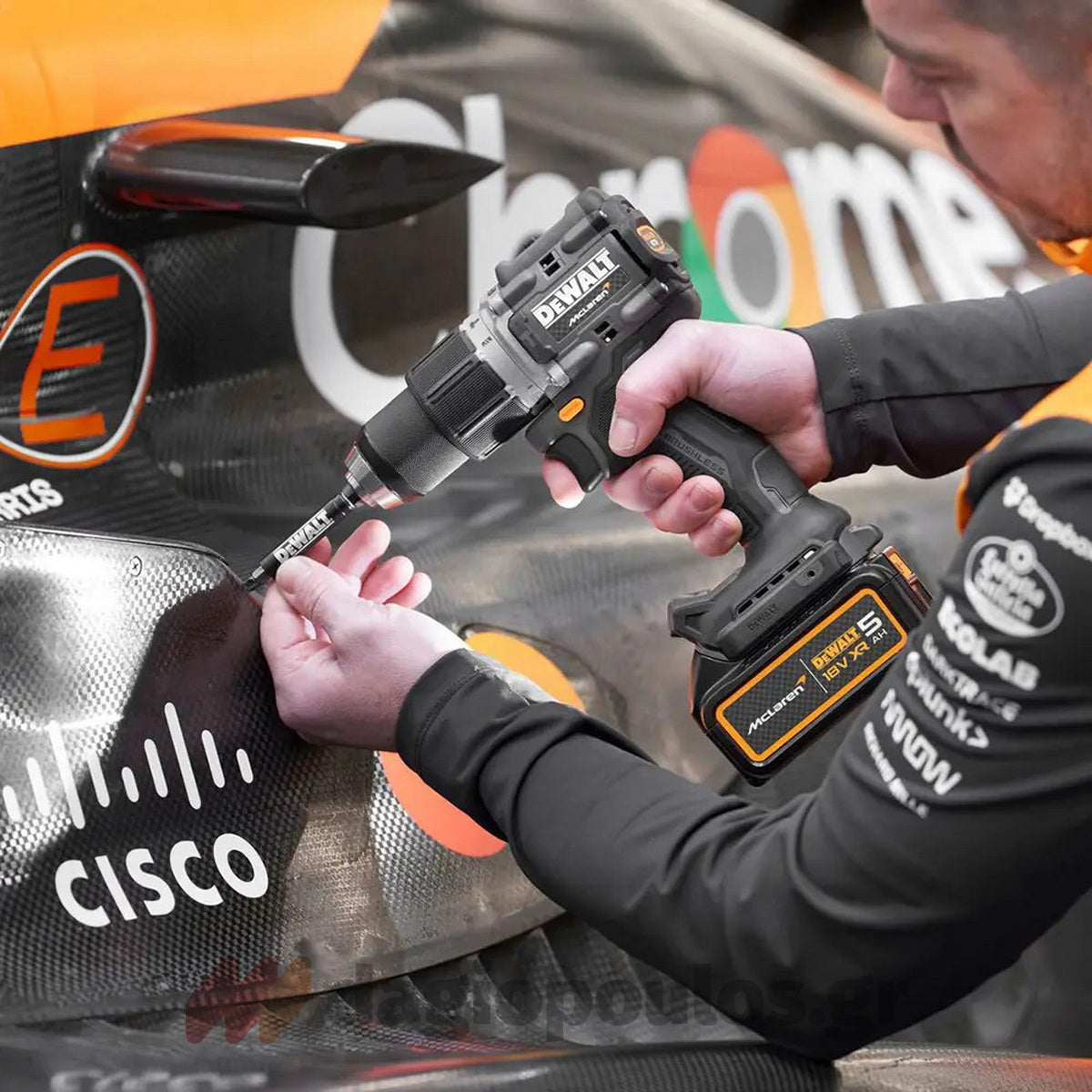 DeWalt McLaren DCD85MP2T Brushless Κρουστικό Δραπανοκατσάβιδο Μπαταρίας 18V Li-Ion Με 2 Μπαταρίες 5.0Ah & Βαλίτσα T-Stak ΣΥΛΛΕΚΤΙΚΟ