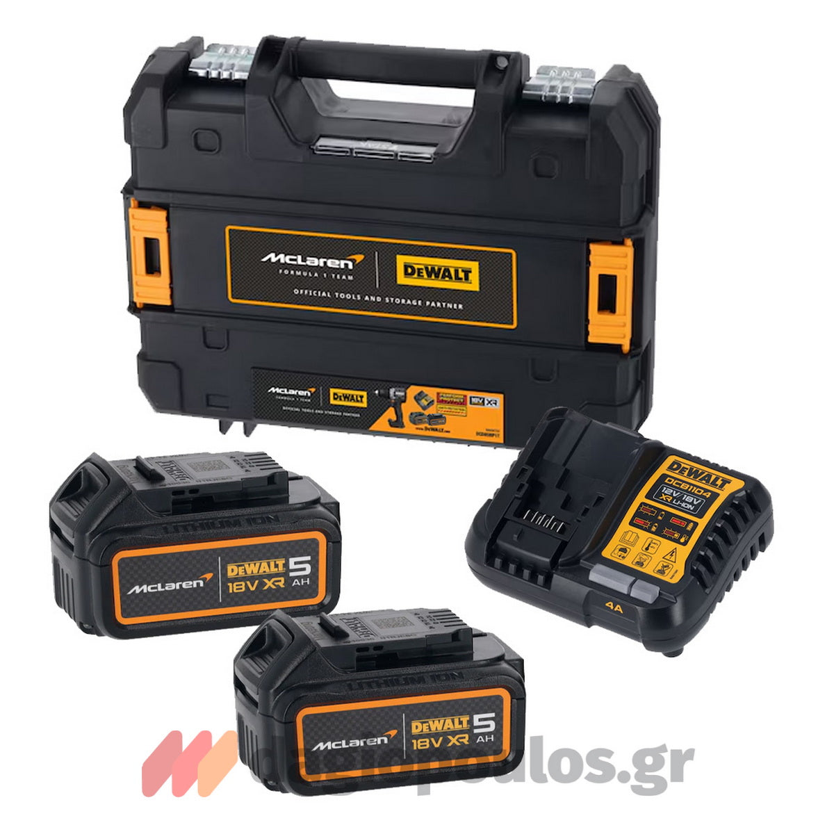 DeWalt McLaren DCD85MP2T Brushless Κρουστικό Δραπανοκατσάβιδο Μπαταρίας 18V Li-Ion Με 2 Μπαταρίες 5.0Ah & Βαλίτσα T-Stak ΣΥΛΛΕΚΤΙΚΟ
