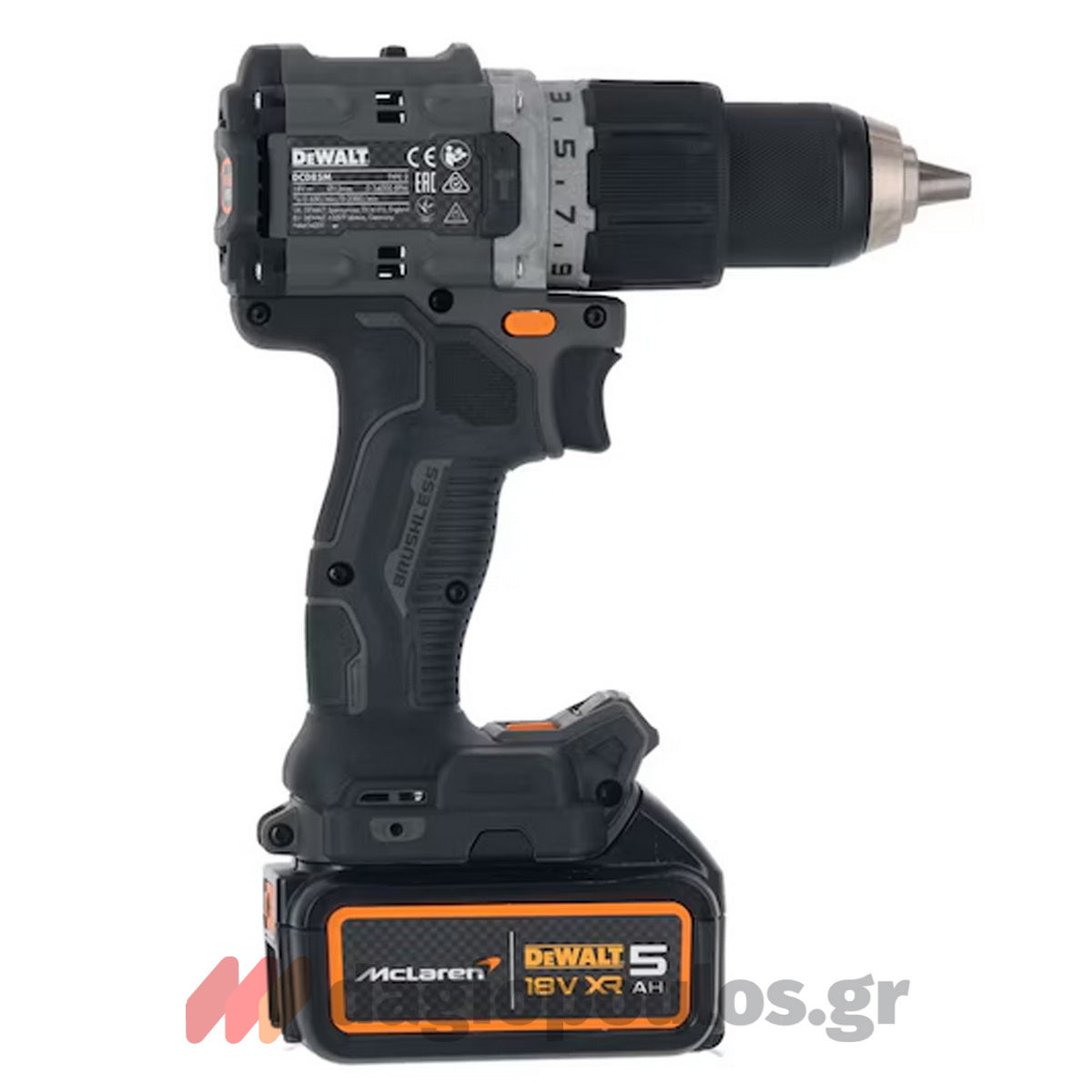 DeWalt McLaren DCD85ME2GT-QW Brushless Κρουστικό Δραπανοκατσάβιδο Μπαταρίας 18V Li-Ion Με 2 Μπαταρίες 1.7Ah & Βαλίτσα T-Stak ΣΥΛΛΕΚΤΙΚΟ