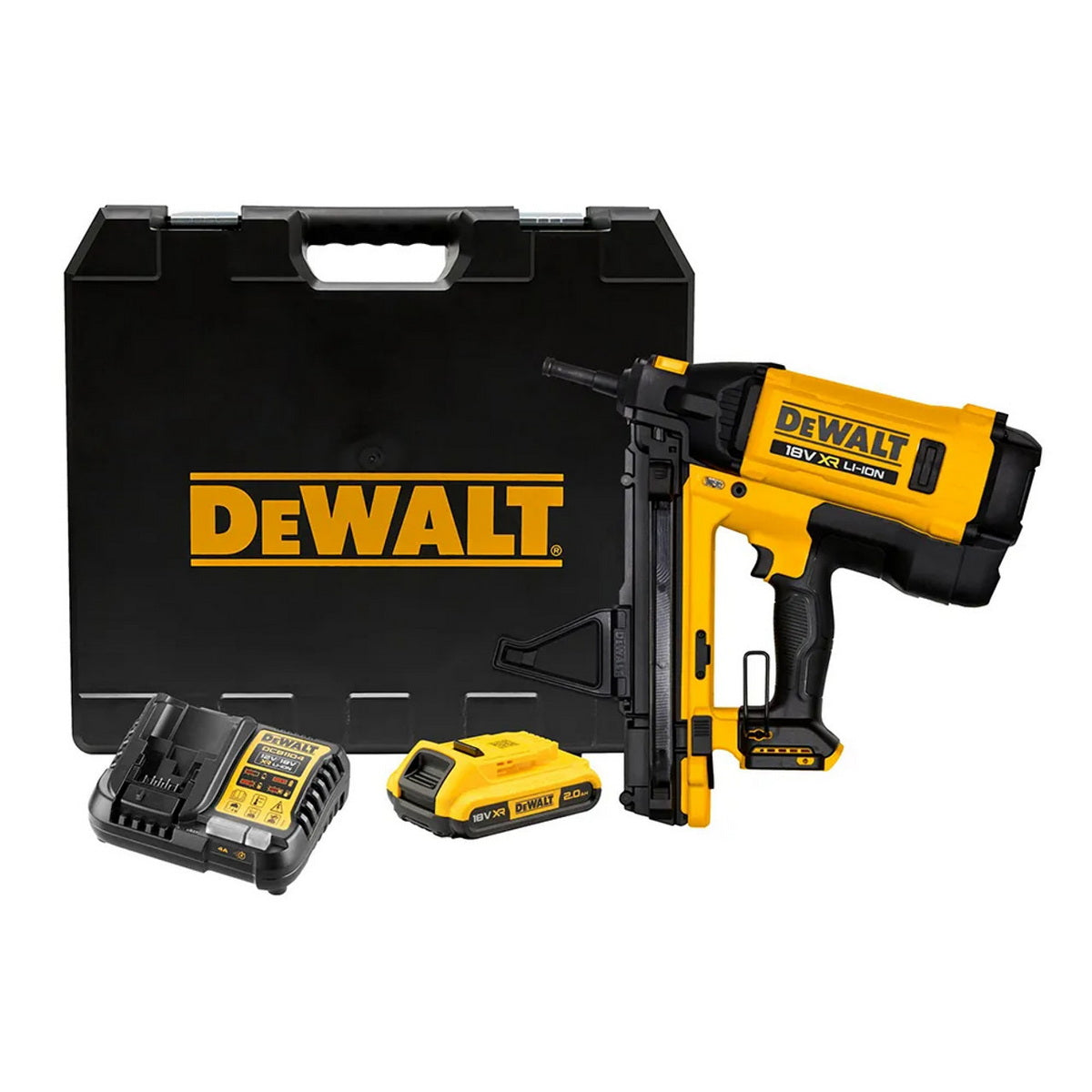 DeWalt DGN845D1-QW Καρφωτικό Αερίου- Μπαταρίας 18V Li-Ion Με Μπαταρία 2.0Ah & Βαλίτσα T-Stak
