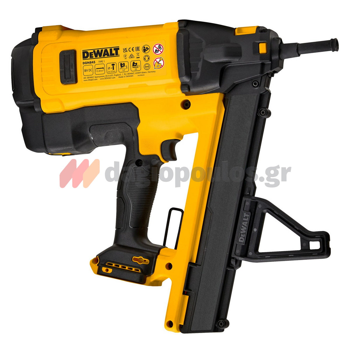 DeWalt DGN845N-XJ Καρφωτικό Αερίου - Μπαταρίας 18V Li-Ion SOLO Με Βαλίτσα T-Stak