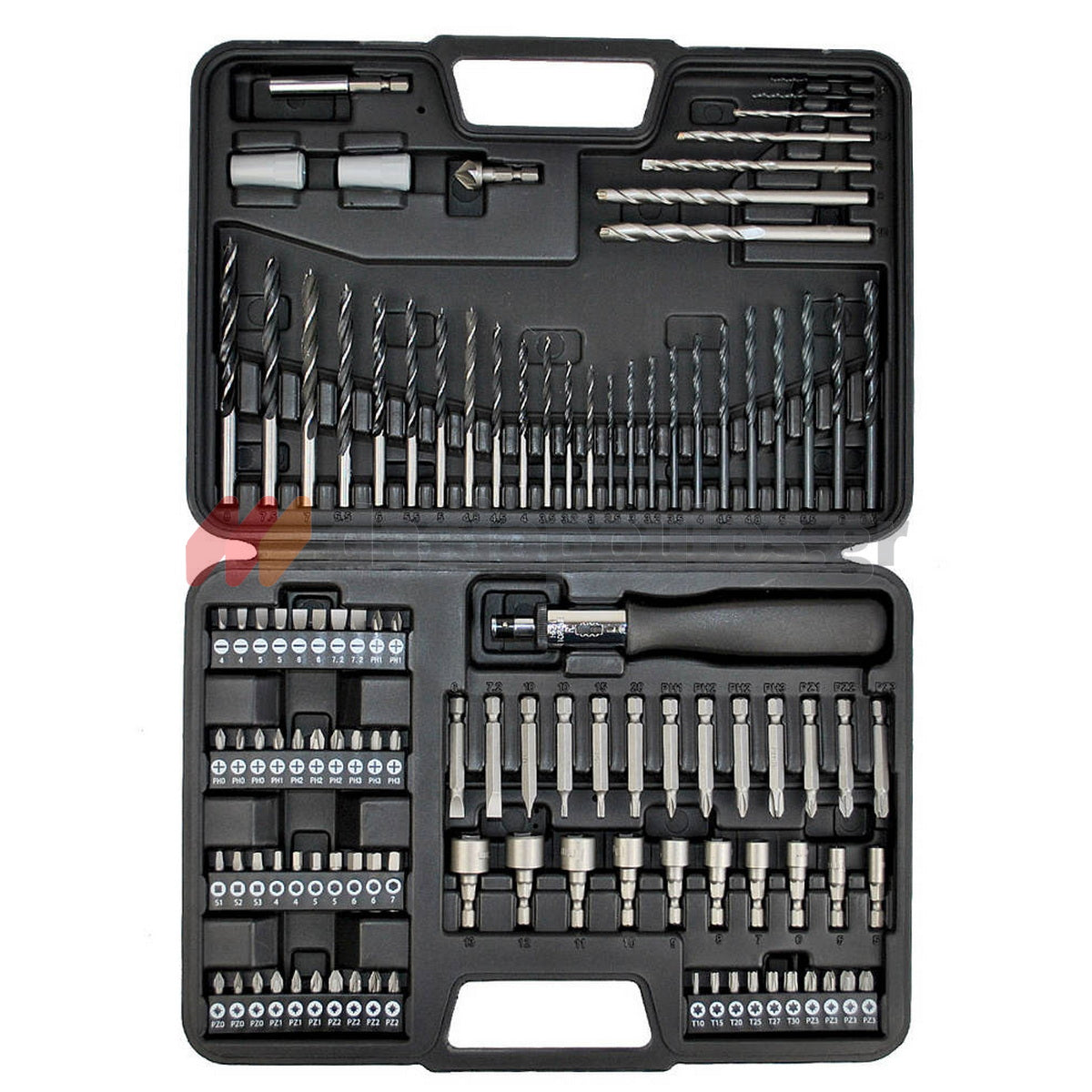 DeWalt DT0109 Συλλογή Κατσαβίδι Χειρός Μύτες Τρυπάνια Σετ 109 Τεμ.