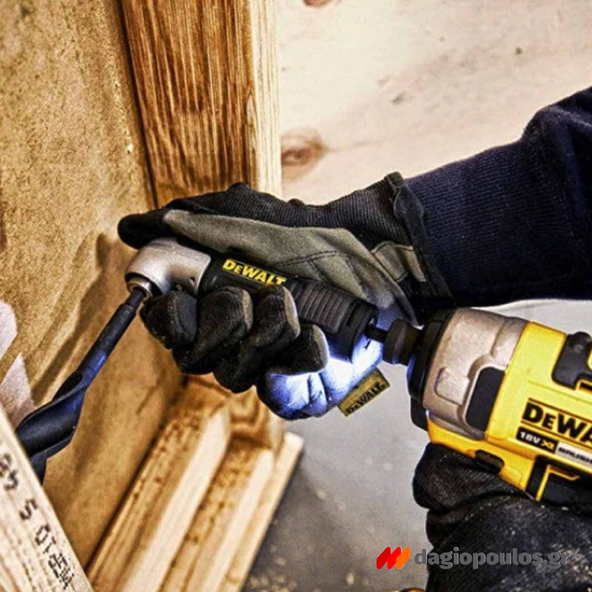 DeWalt DT20500-QZ Γωνιακή Κεφαλή - Τσοκ Με Προέκταση