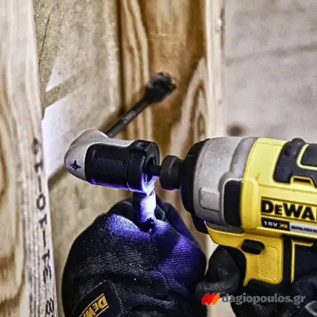 DeWalt DT20503-QZ Γωνιακή Κεφαλή - Τσοκ Με Προέκταση