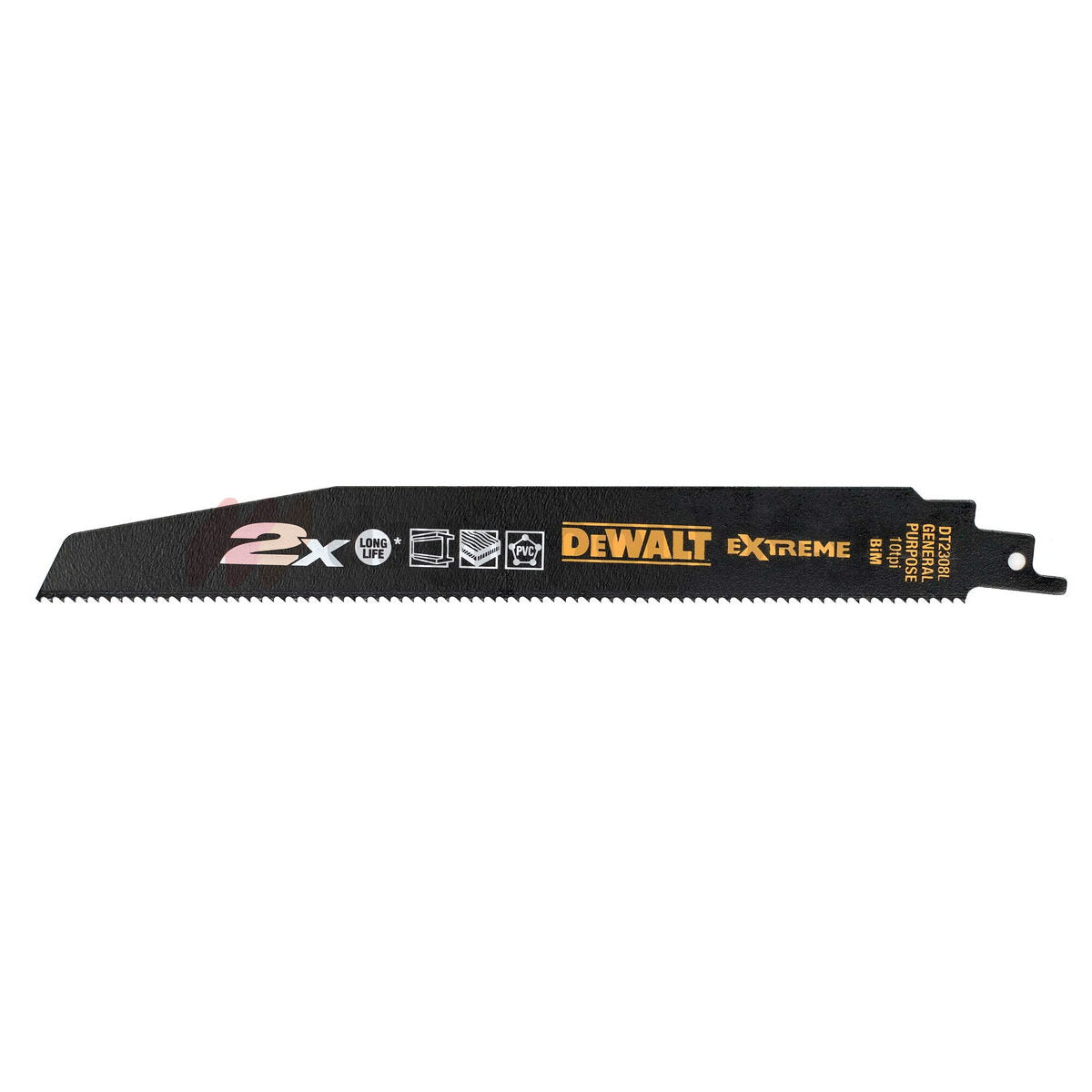 DeWalt DT2308L-QZ EXTREME 2X LONG LIFE Συλλογή Λάμες Σπαθοσέγας (Σεγάτσας) Γενικής Χρήσης Σετ 5 Τεμ