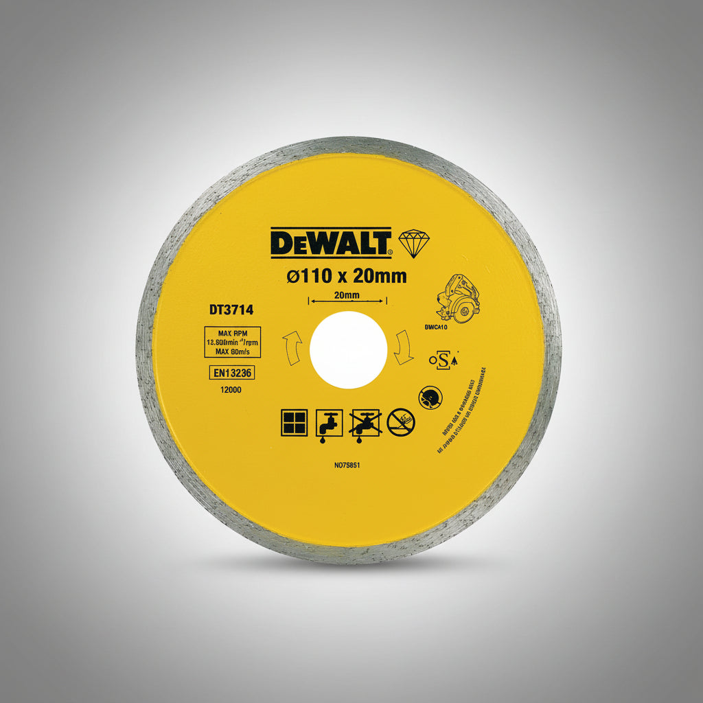 DeWalt DT3714-QZ Δίσκος Διαμαντέ (Διαμαντόδισκος) Κοπής Πλακιδίων 110mm