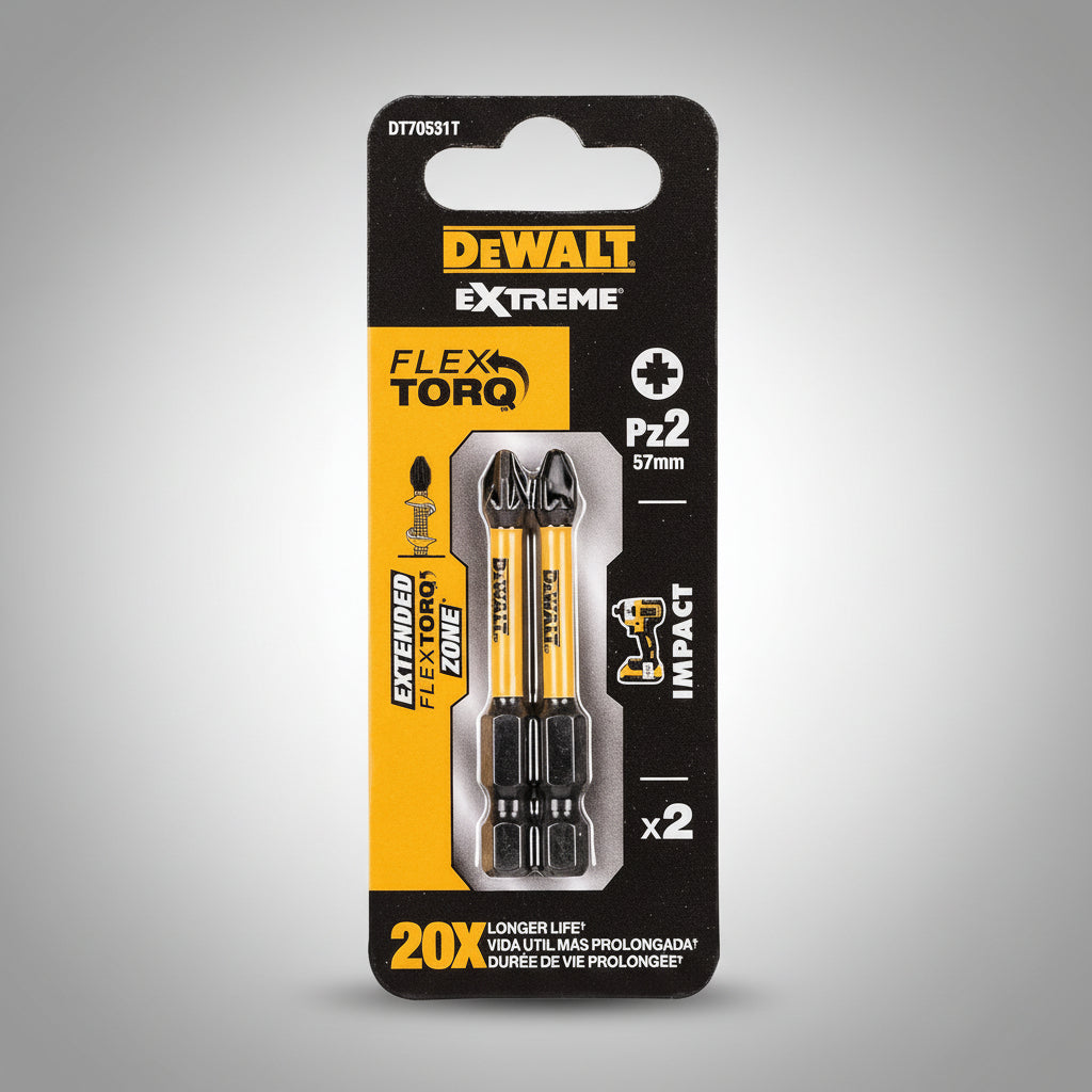 DeWalt DT70531T-QZ Συλλογή Μύτες FlextorQ Pz.2x50 Σετ 2 Τεμ