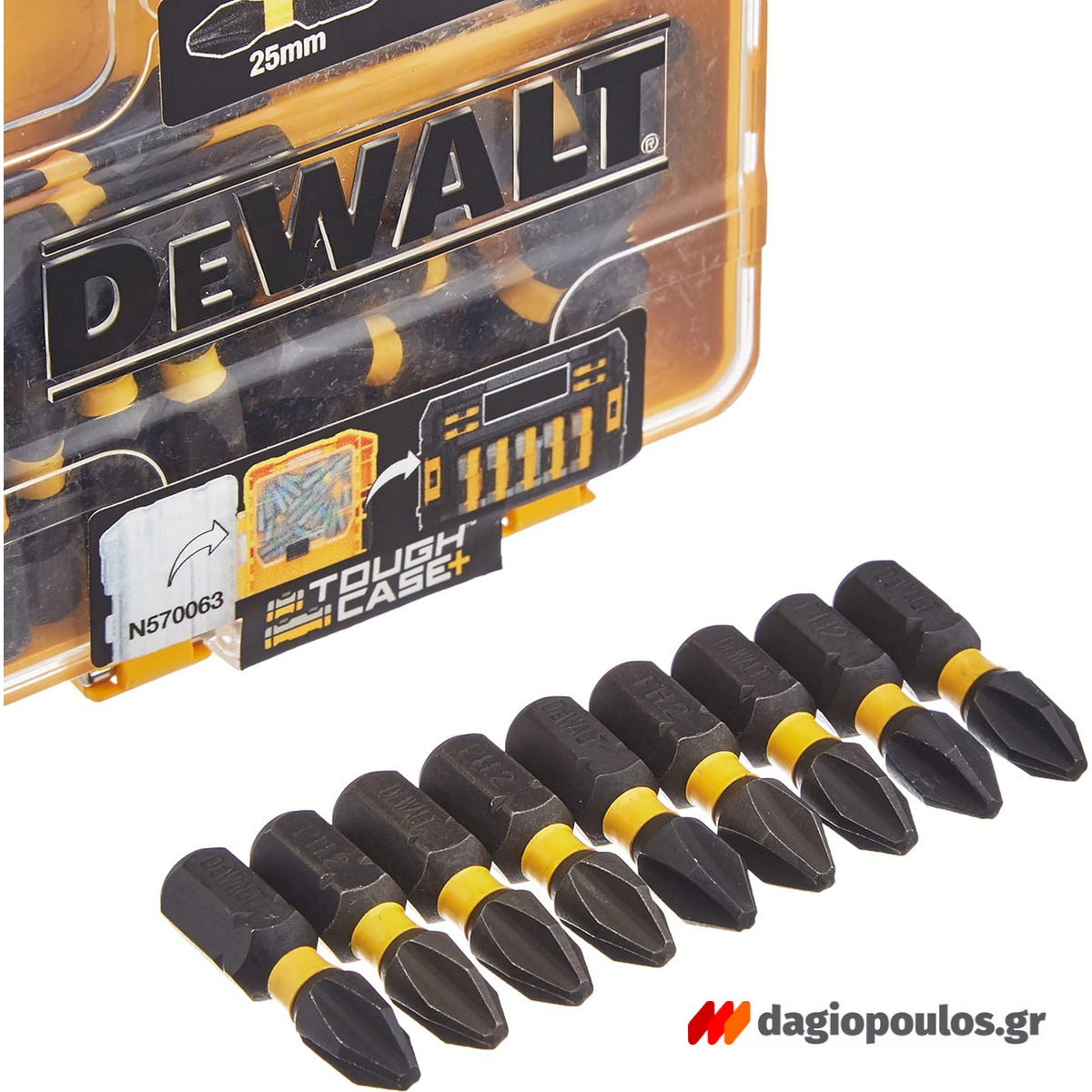DeWalt DT70555T-QZ Συλλογή Μύτες Extreme FlextorQ Ph.2 x 25mm Σετ 25 Τεμ