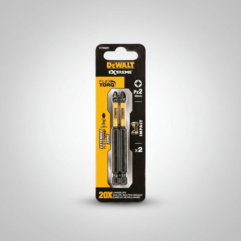 DeWalt DT70566T-QZ FlexTorque® Συλλογή Μύτες Pz2 x 85mm Σετ 2 Τεμ