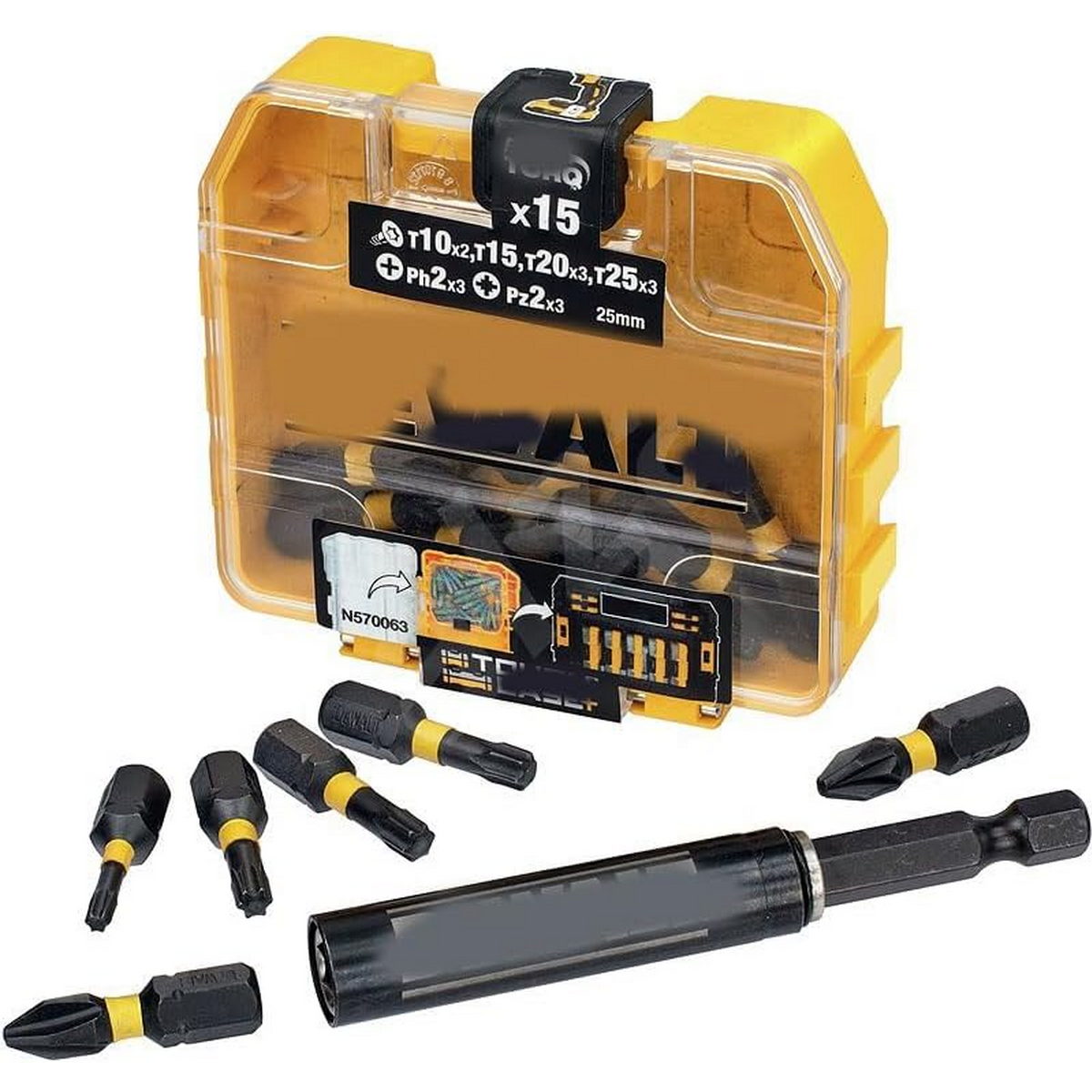 DeWalt DT70577T-QZ Συλλογή Μύτες Extreme FlexTorQ Με Μαγνητική Προέκταση Σετ 16 Τεμ