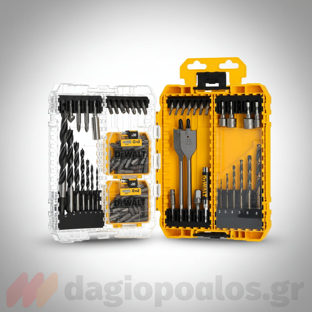 DeWalt DT70784-QZ Συλλογή Μύτες & Τρυπάνια Σετ 100 Τεμ