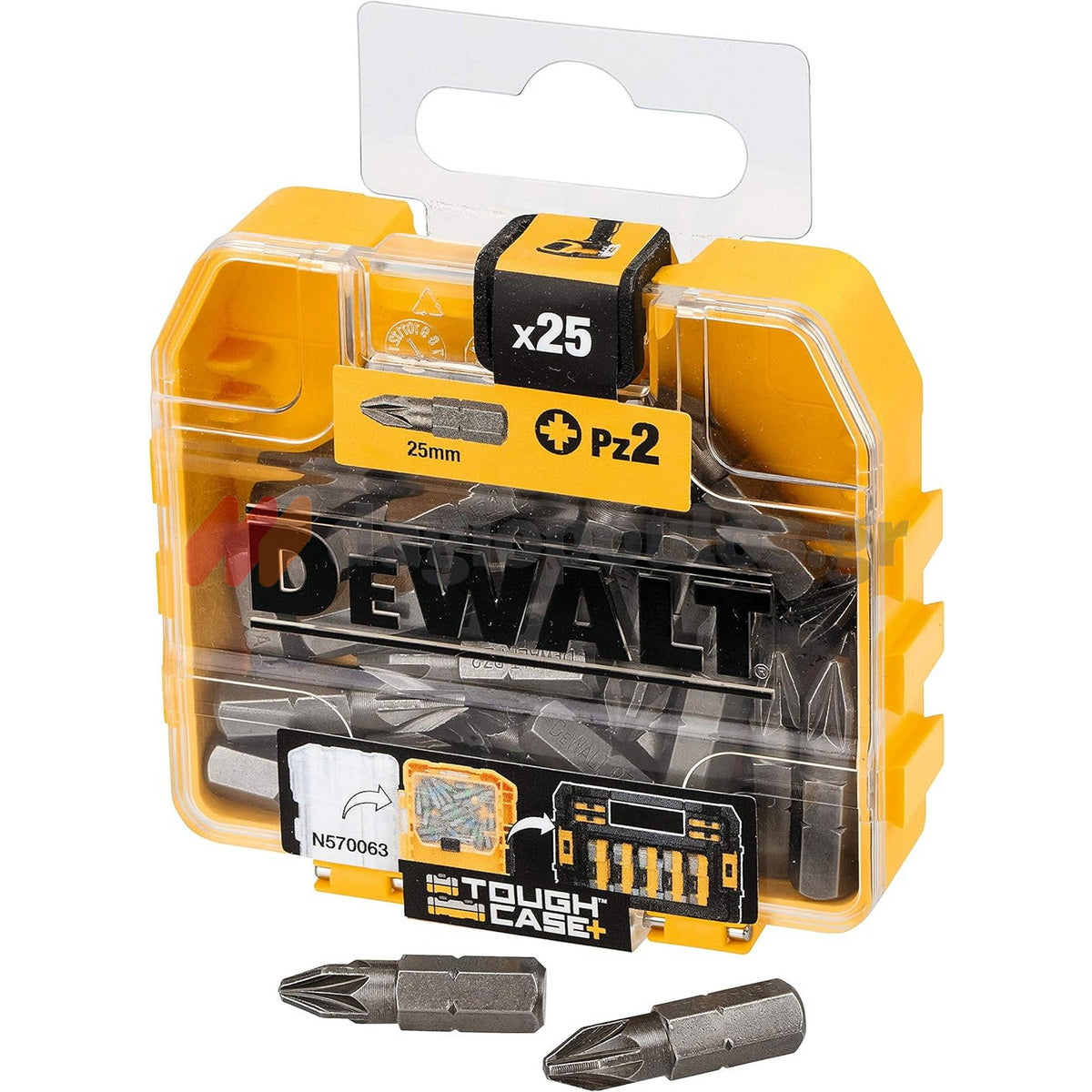 DeWalt DT71521-QZ Μύτες Pozidrive Σταυρού Pz.2x25mm Σετ 25 Τεμ